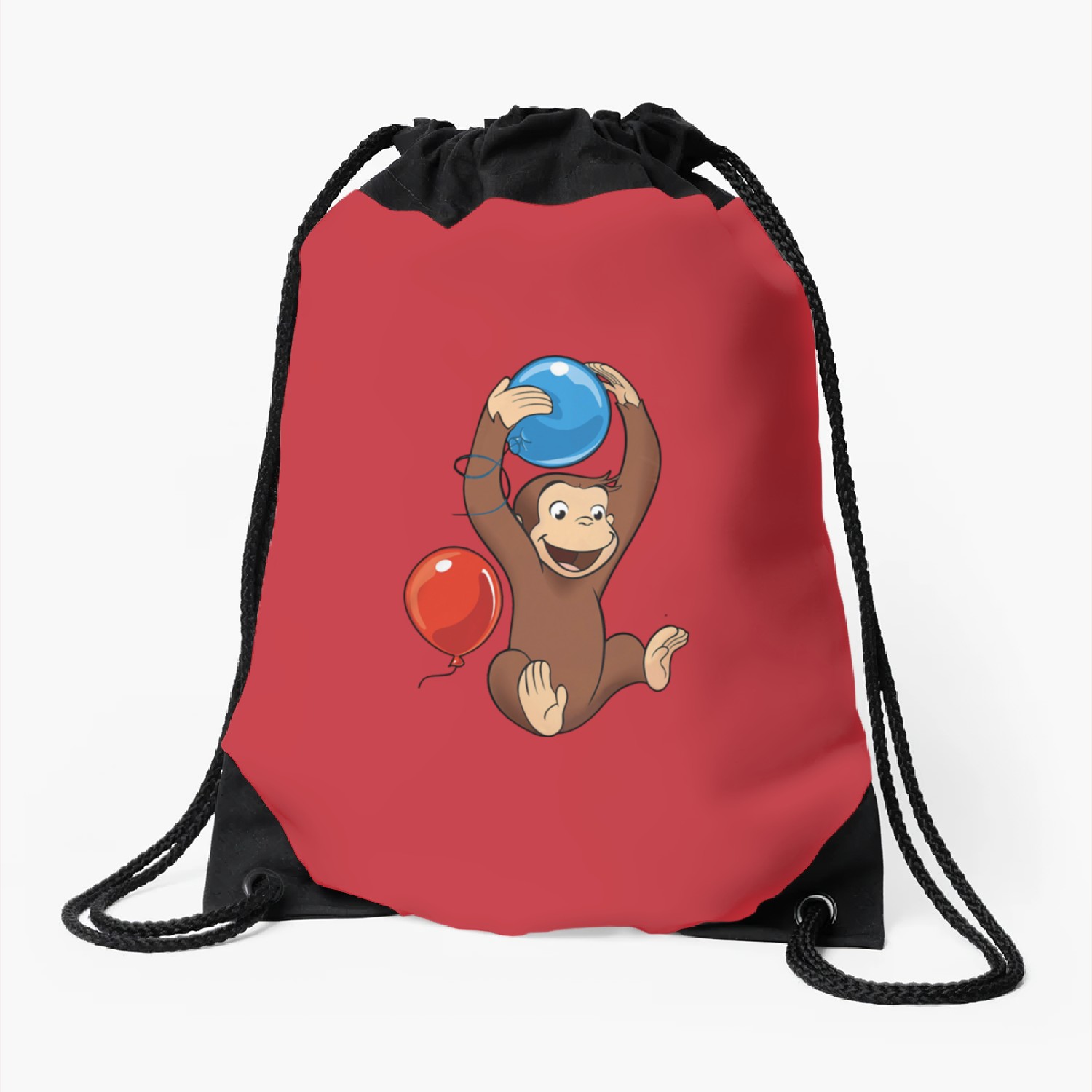 Curious George Drawstring Bags
