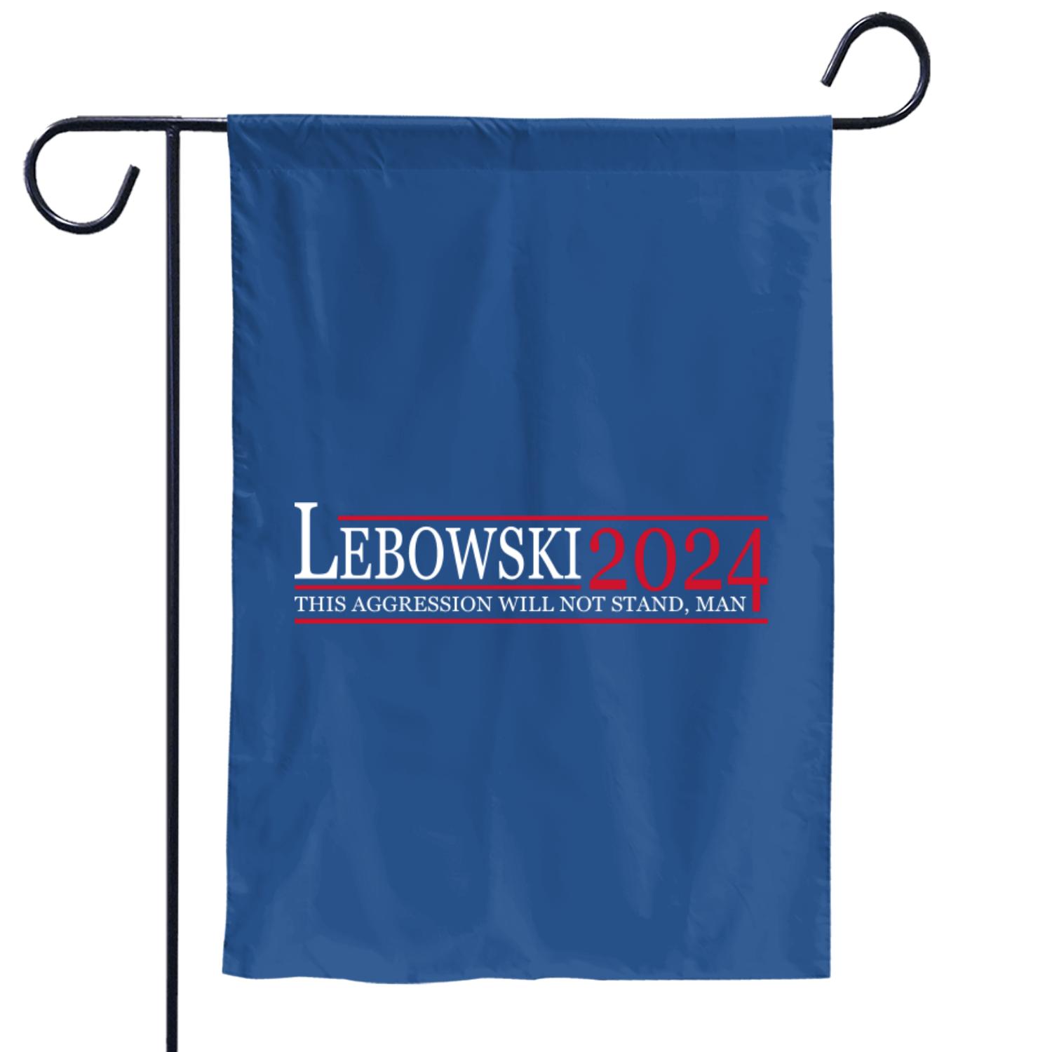 Lebowski 2024, Lebowski Political Garden Flags, The Big Lebowski Garden