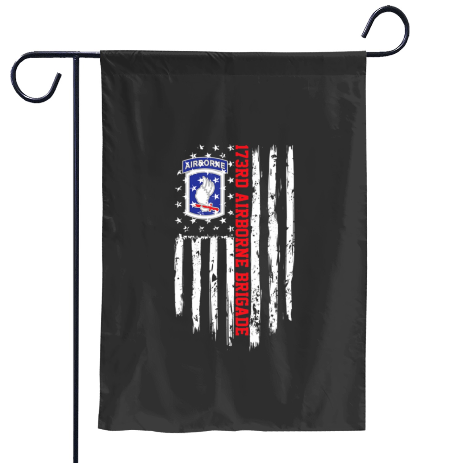 173rd Airborne Brigade American Flag Garden Flags