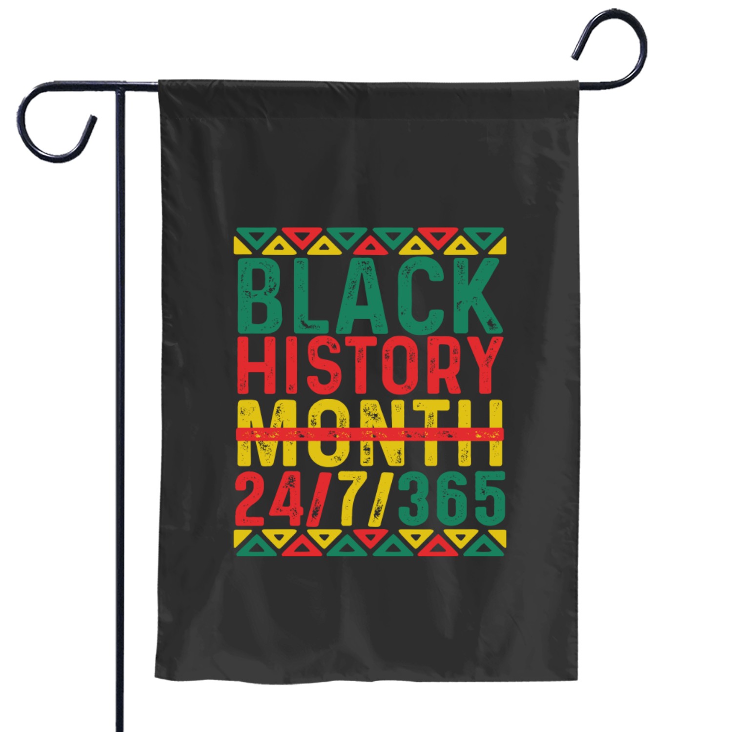 Black History Month 247 365 African Blm Garden Flags - Pride African American Black Gifts Garden Flags