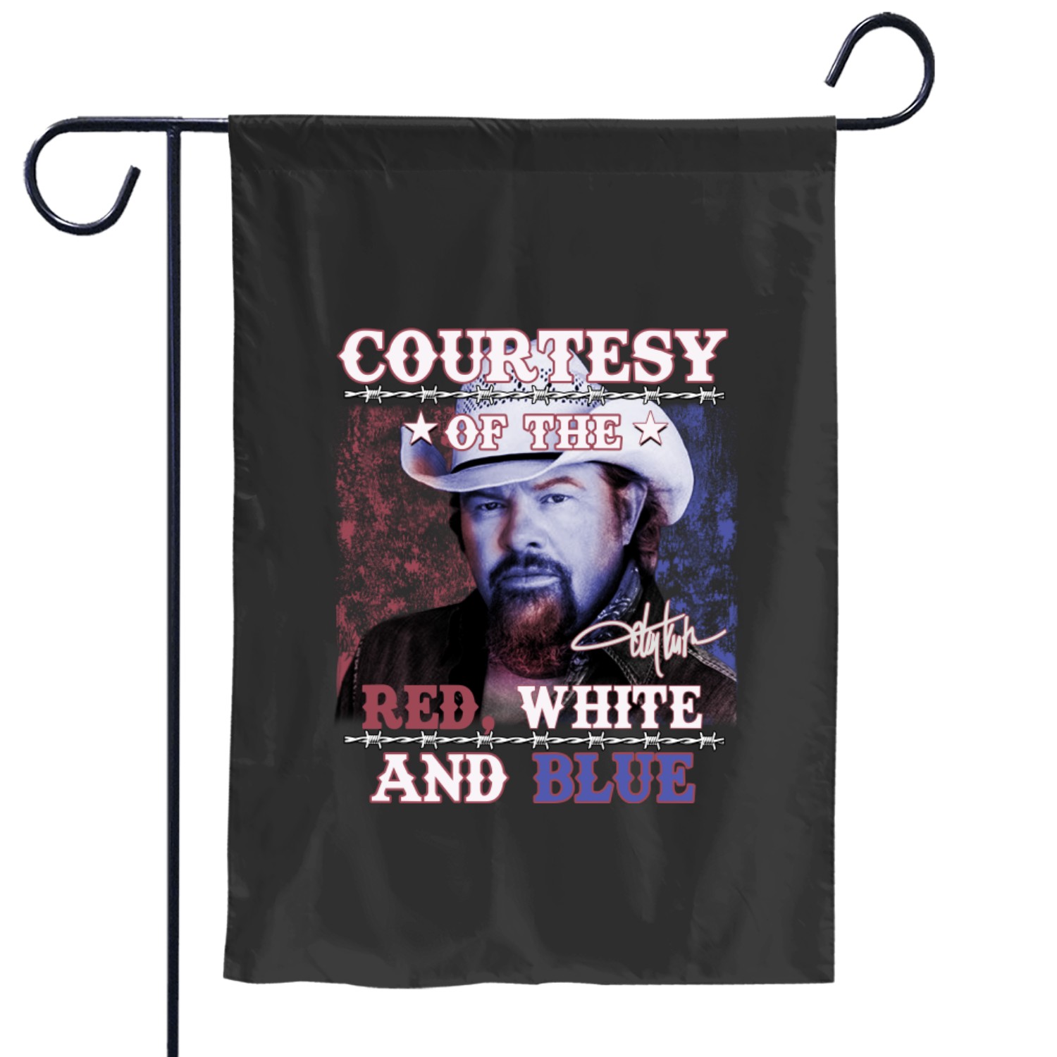 Toby Keith Courtesy Of The Red White And Blue Garden Flags