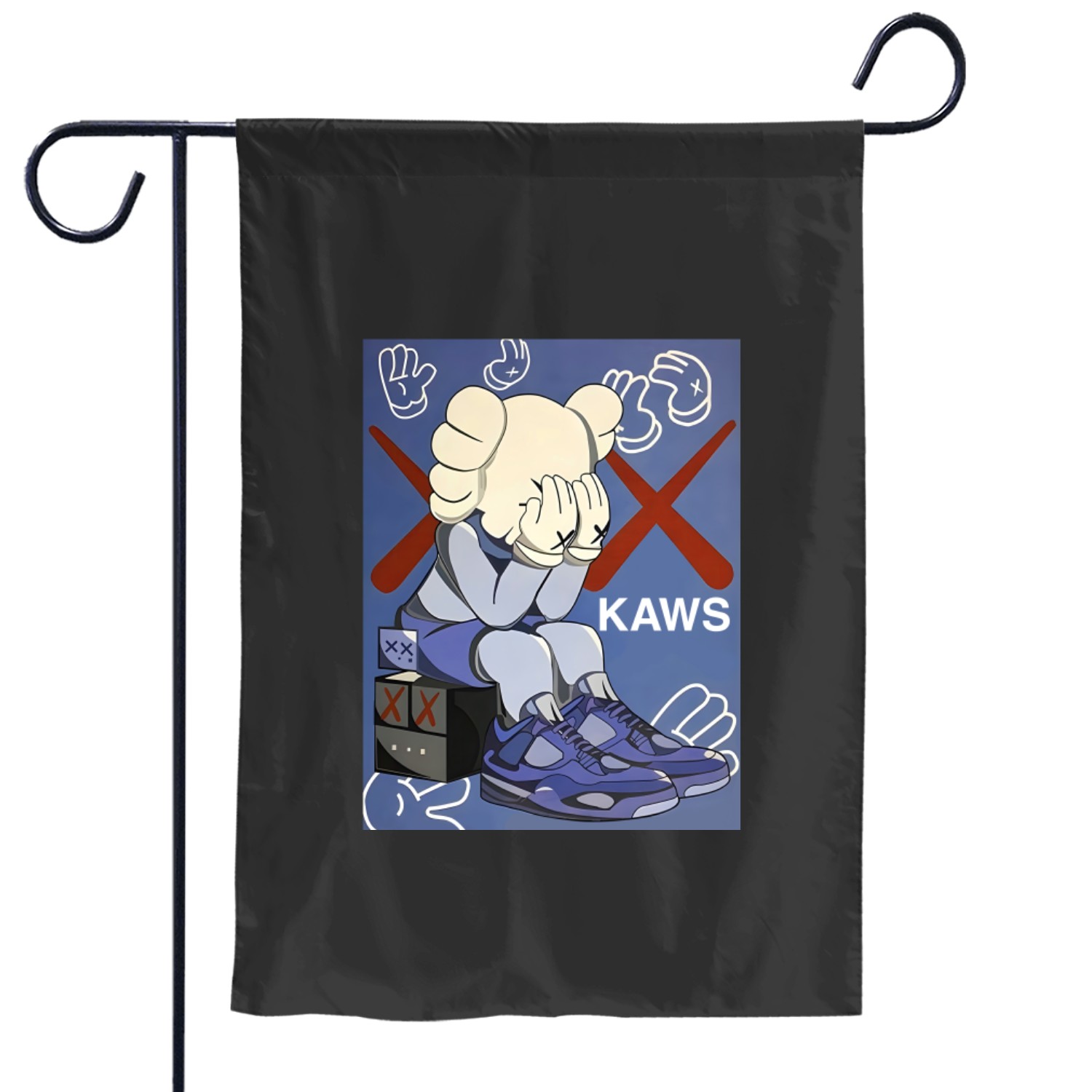 Kaws Garden Flags - Creative Outdoor Decor