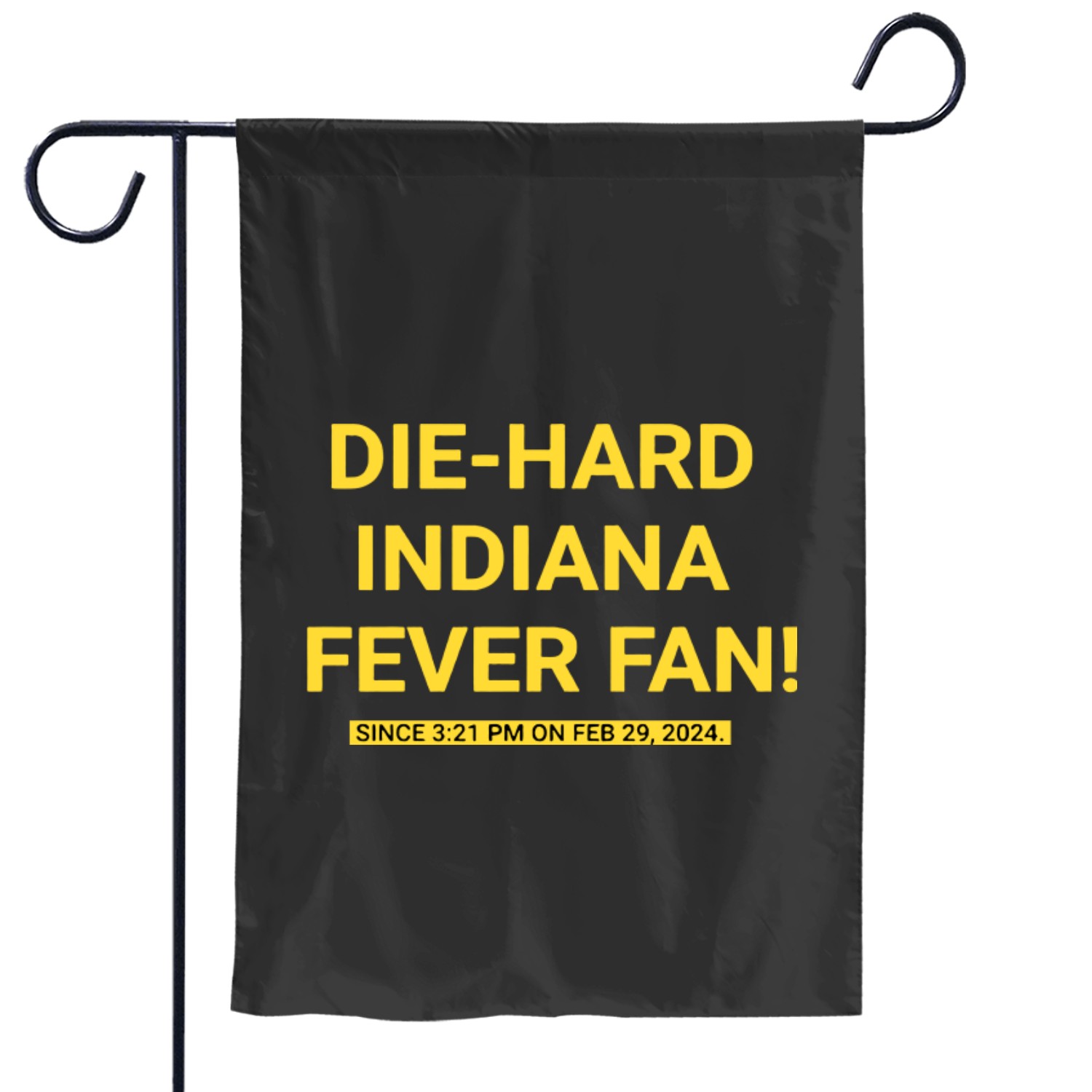 Die-hard Indiana Fever Fan Caitlin Clark Garden Flags