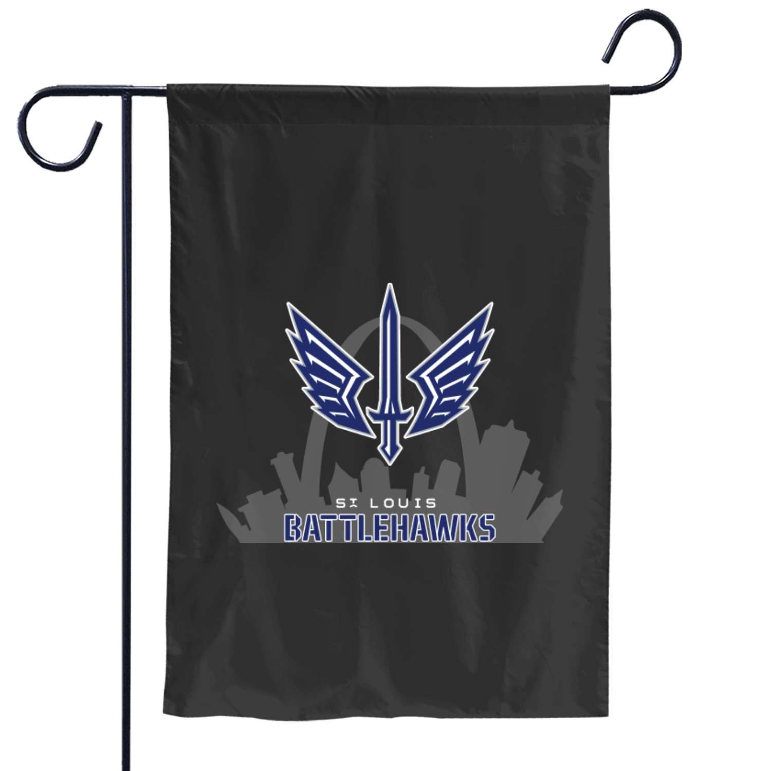 Stl Battlehawks-cityscape Garden Flags