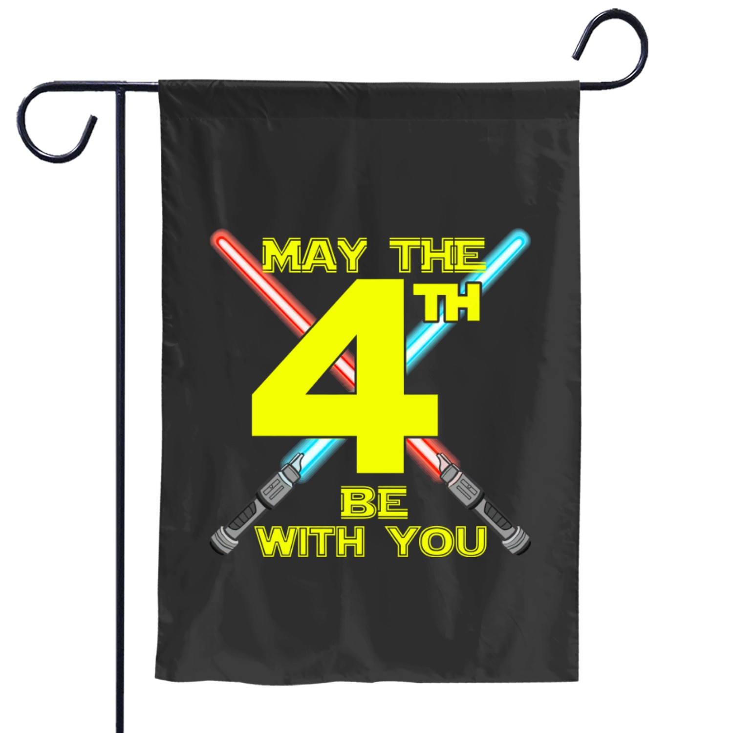 May The 4th Be With You Garden Flags