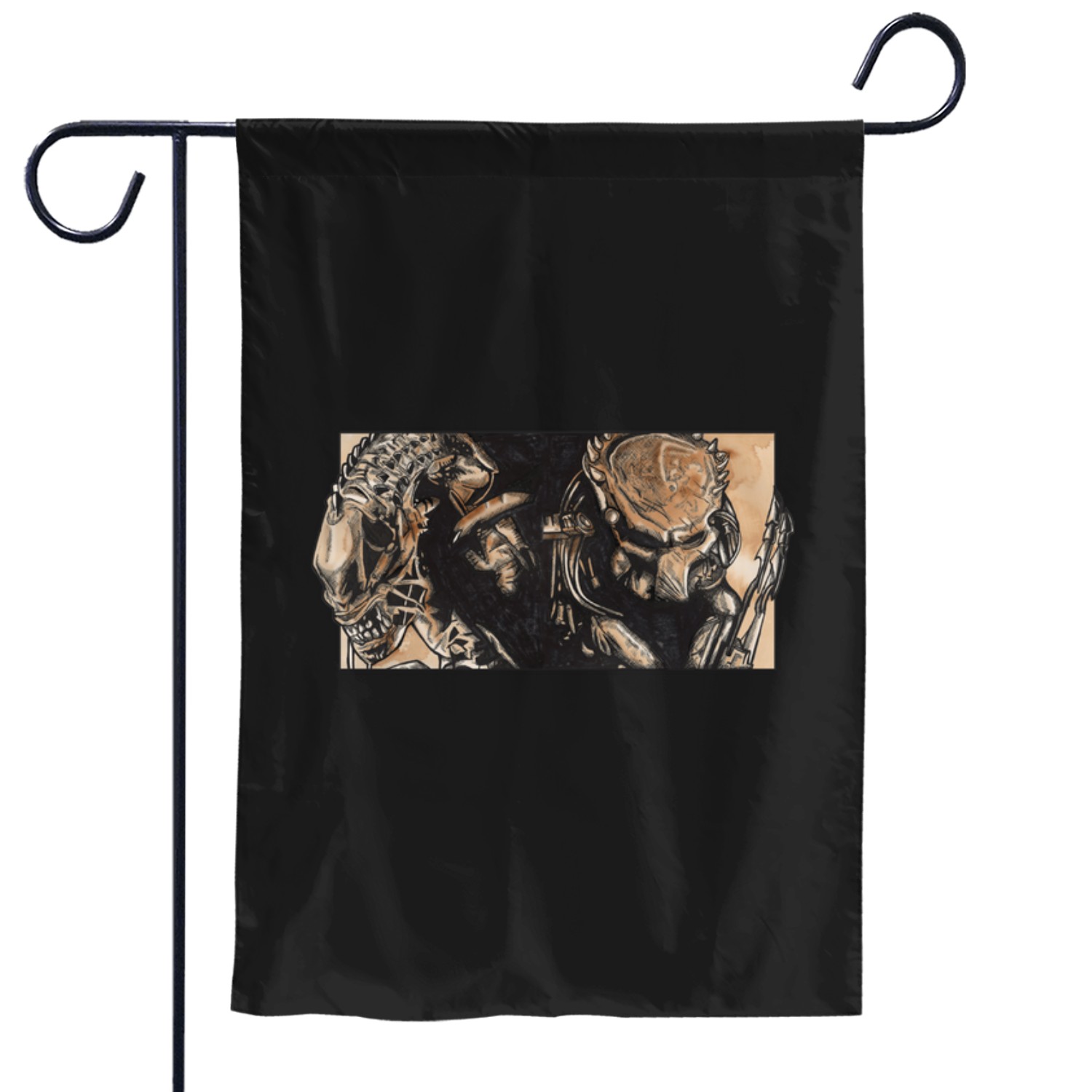 Alien Vs Predator Garden Flags
