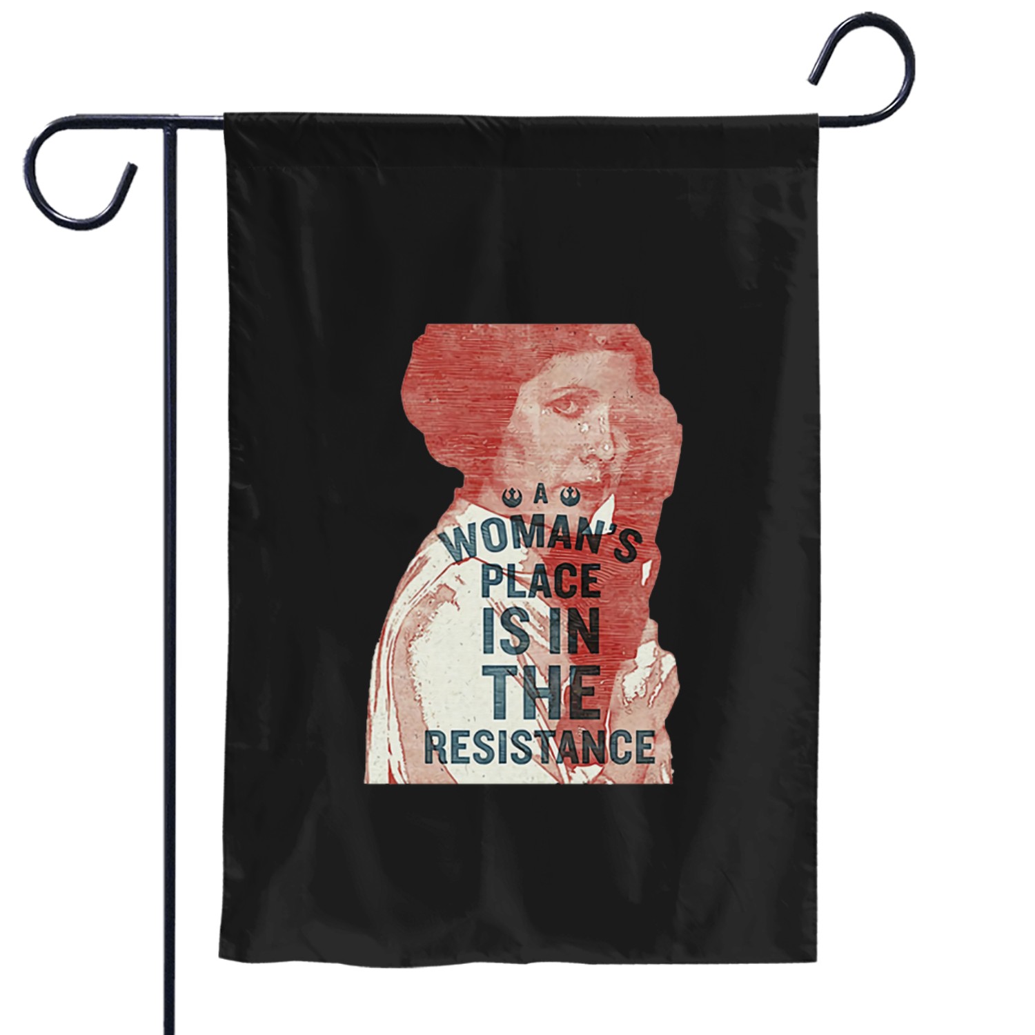 Woman’s Place Is In The Resistance Feminist Garden Flags
