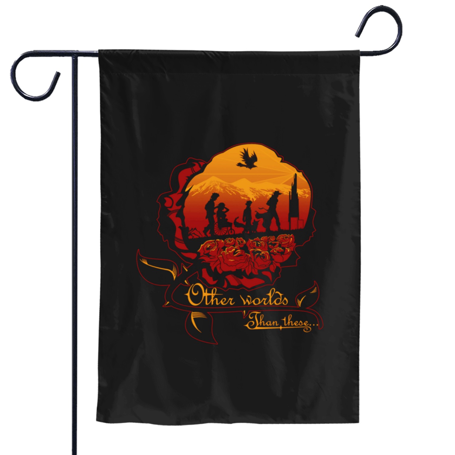 Dark Tower Other World Than These Garden Flags