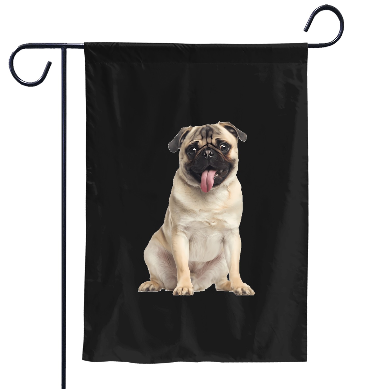 Pug Garden Flags