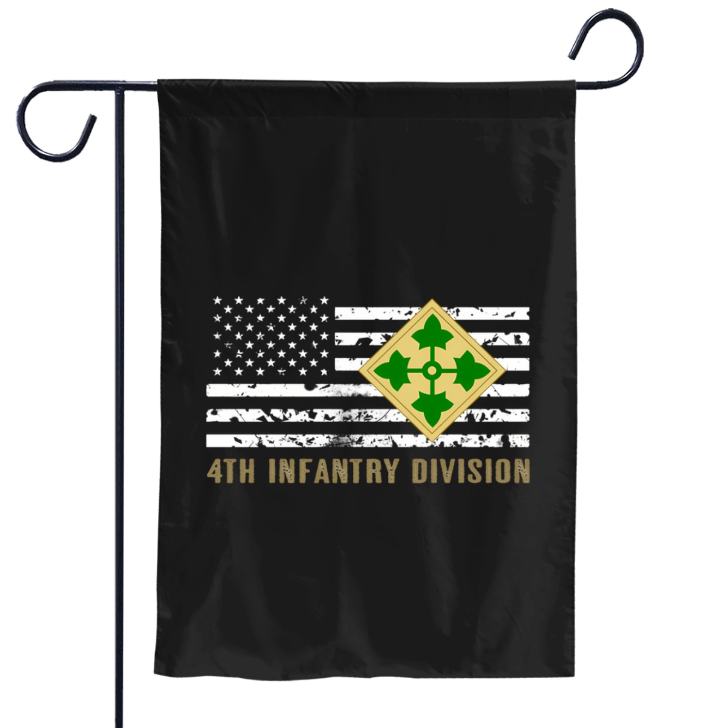 4th Infantry Division Garden Flags