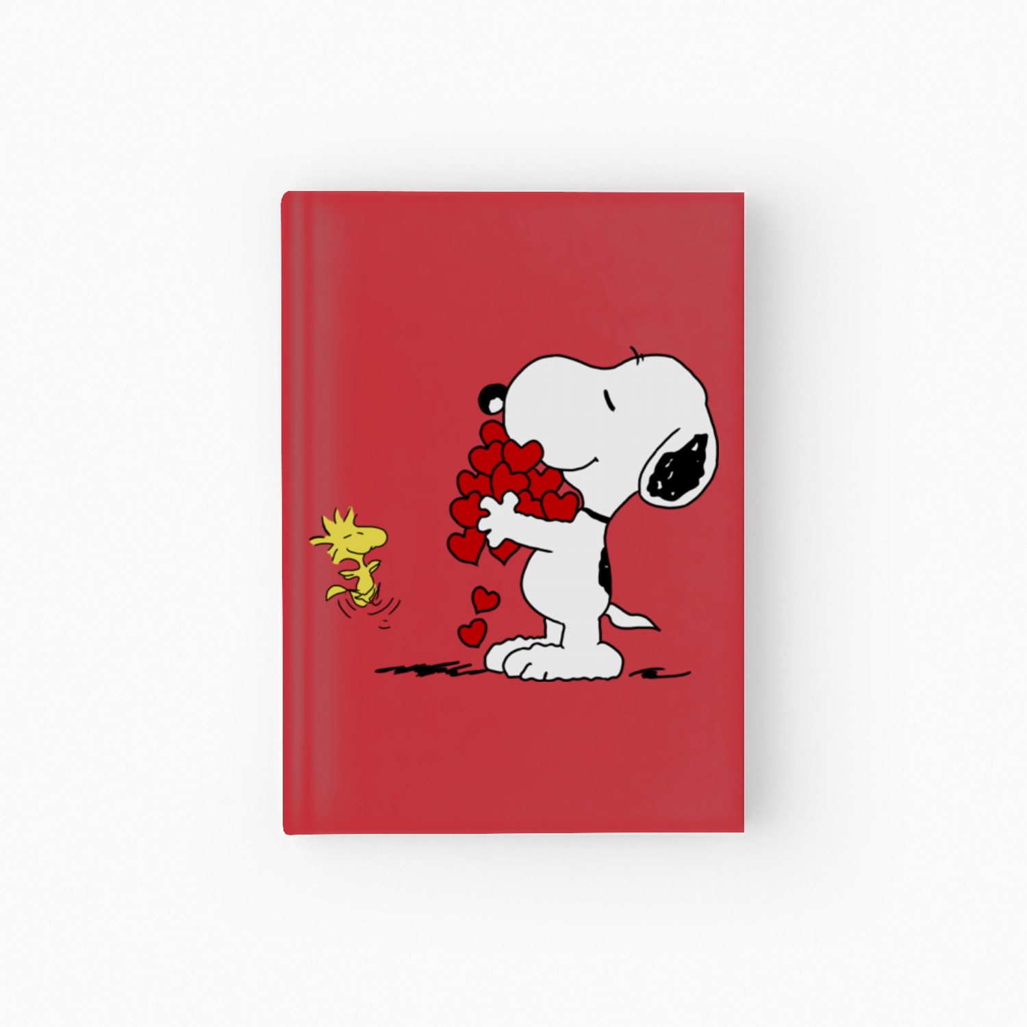 Snoopy And Woodstock Hugging - Snoopy - Hardcover Journal