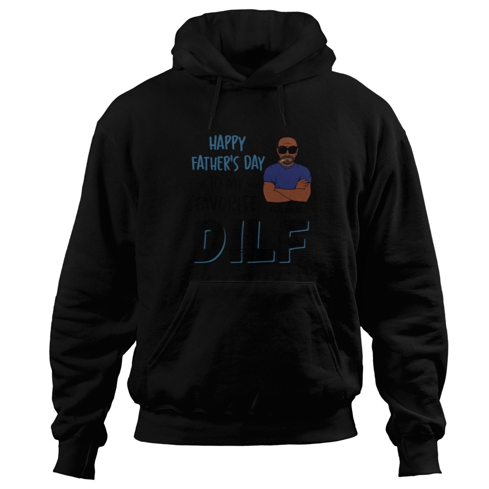 Discover Happy Father's Day To My DILF, Personalized Accent Mug, Gift For Dad Hoodies