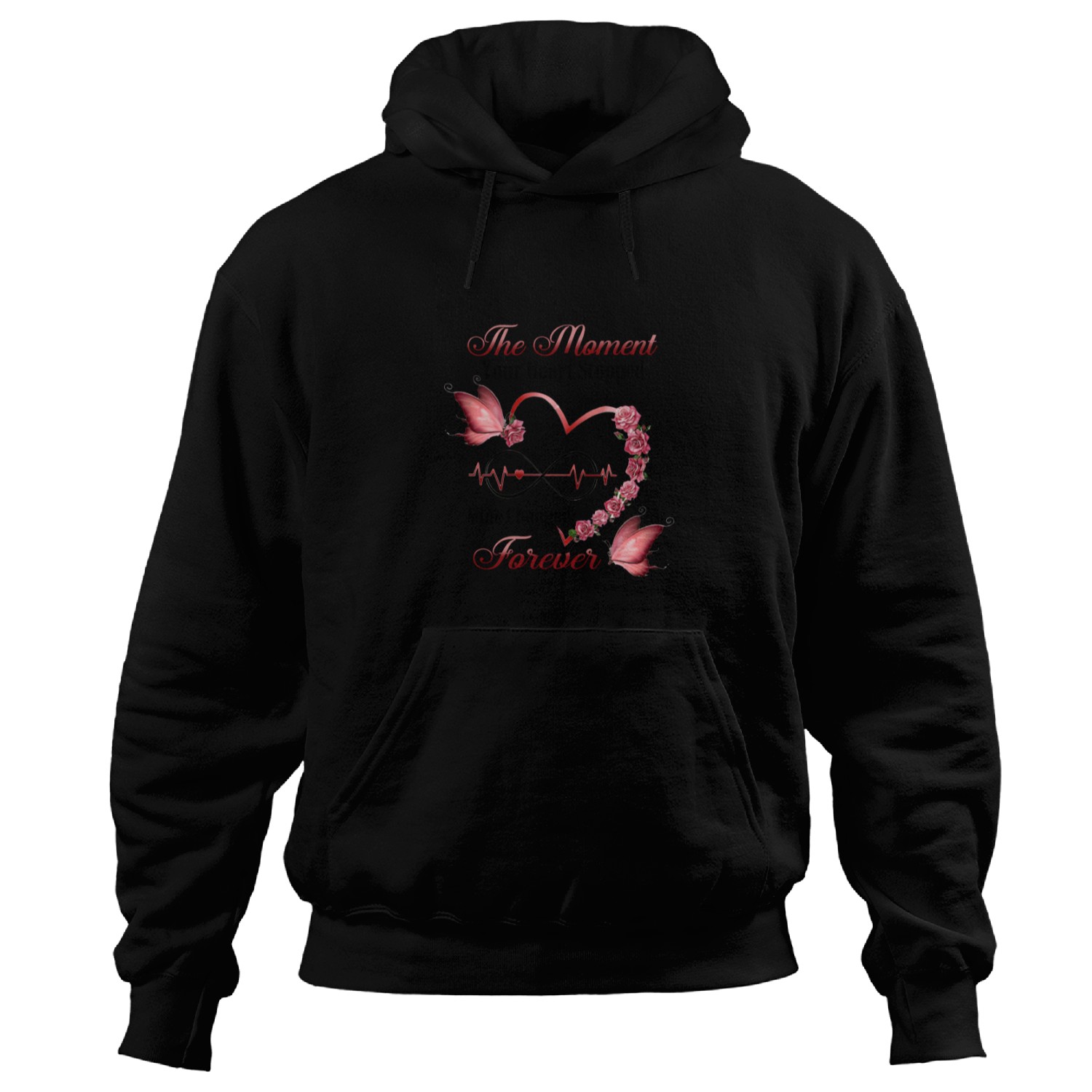 Memorial Butterfly Heart Infinity My Heart Changed Forever Personalized Hoodies