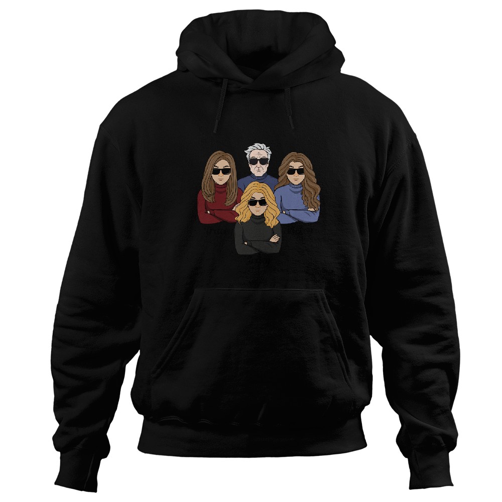 Discover Dad Of Girls #Outnumbered - Personalized Mug - Birthday, Christmas Gift For Father, Daddy, Dad, Girl Dad Hoodies