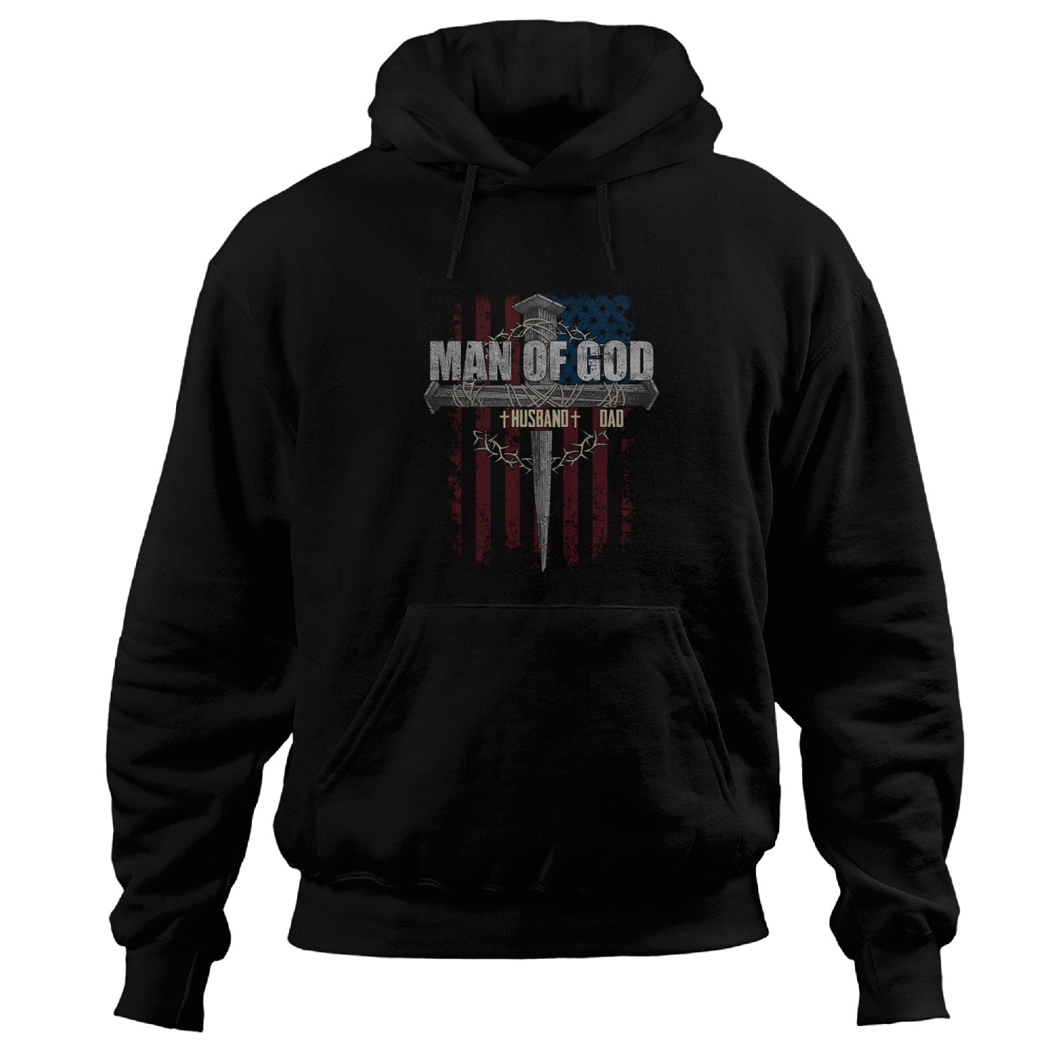 Discover Man Of God, Custom Gift For Husband Dad Grandpa, Father's Day Personalized Hoodies