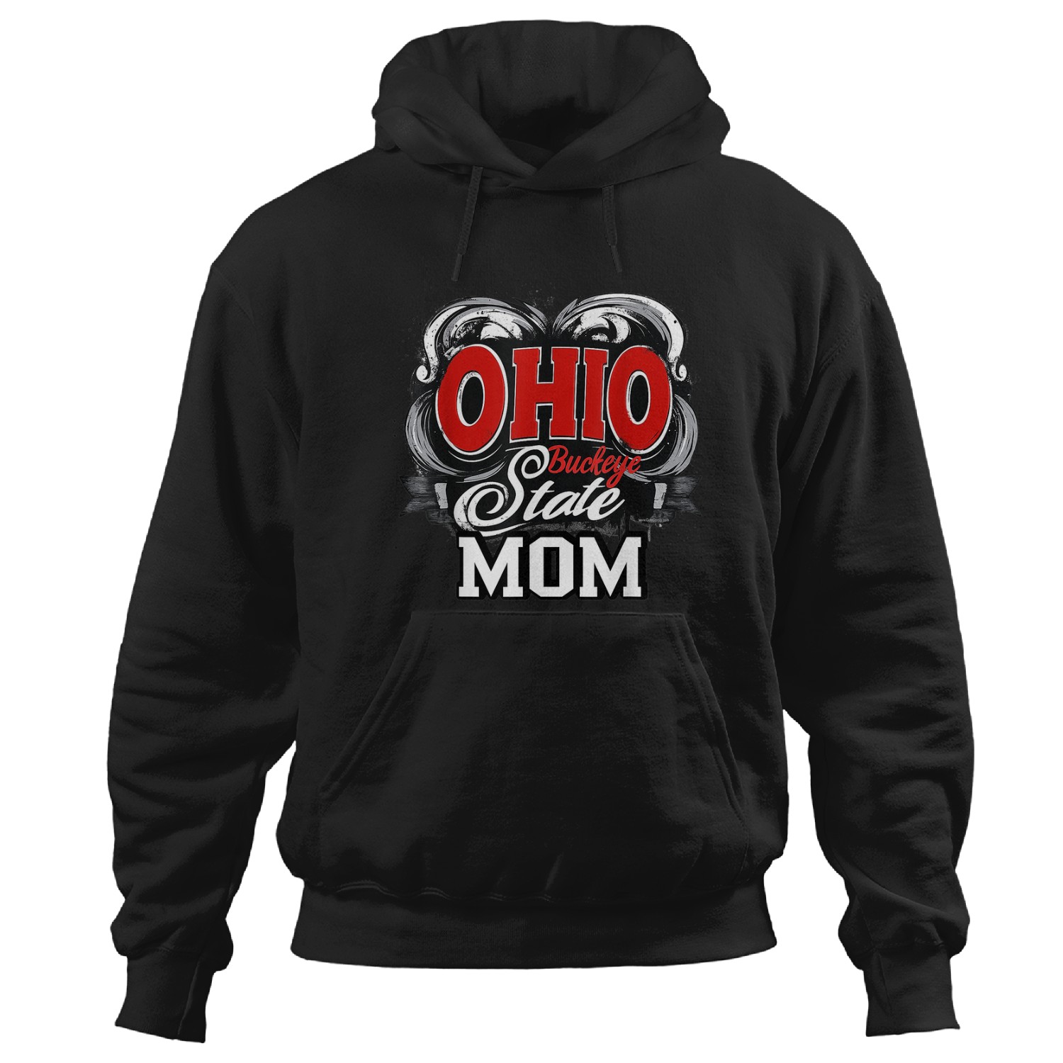 Ohio-ohio Mom Buckeye State Swirl Cute Mothers Day Gift Hoodies