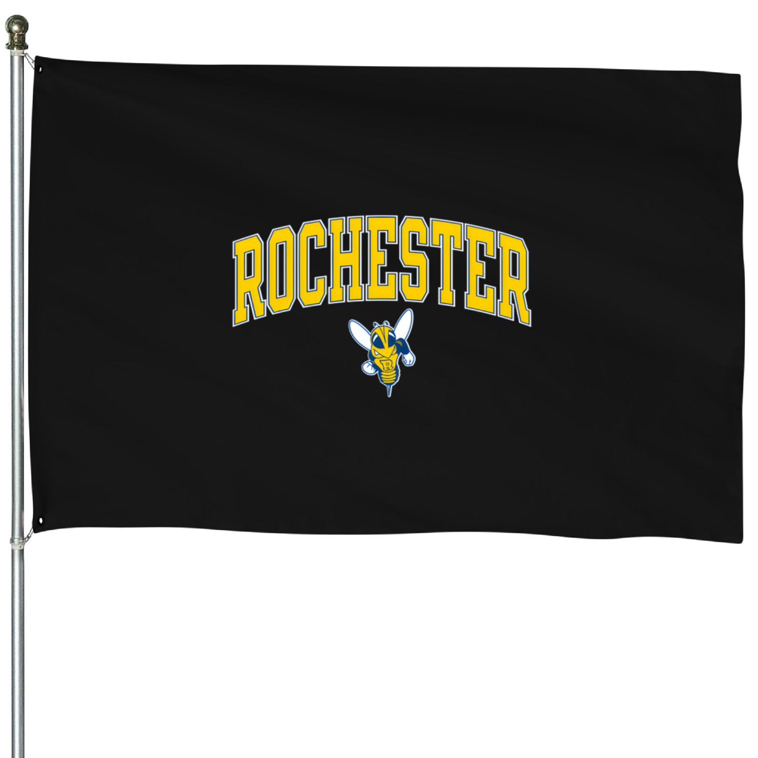 Rochester Yellowjackets Arch Over House Flags