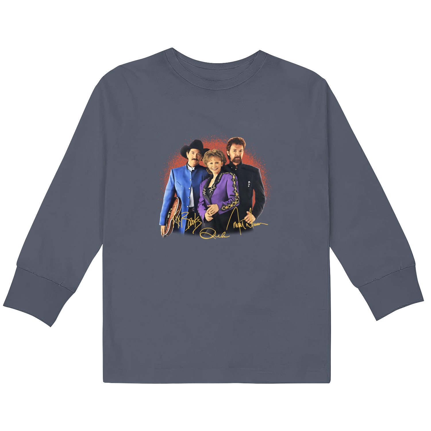 Vintage 1997 Reba And Brooks & Dunn Tour Kids Long Sleeve T Shirts