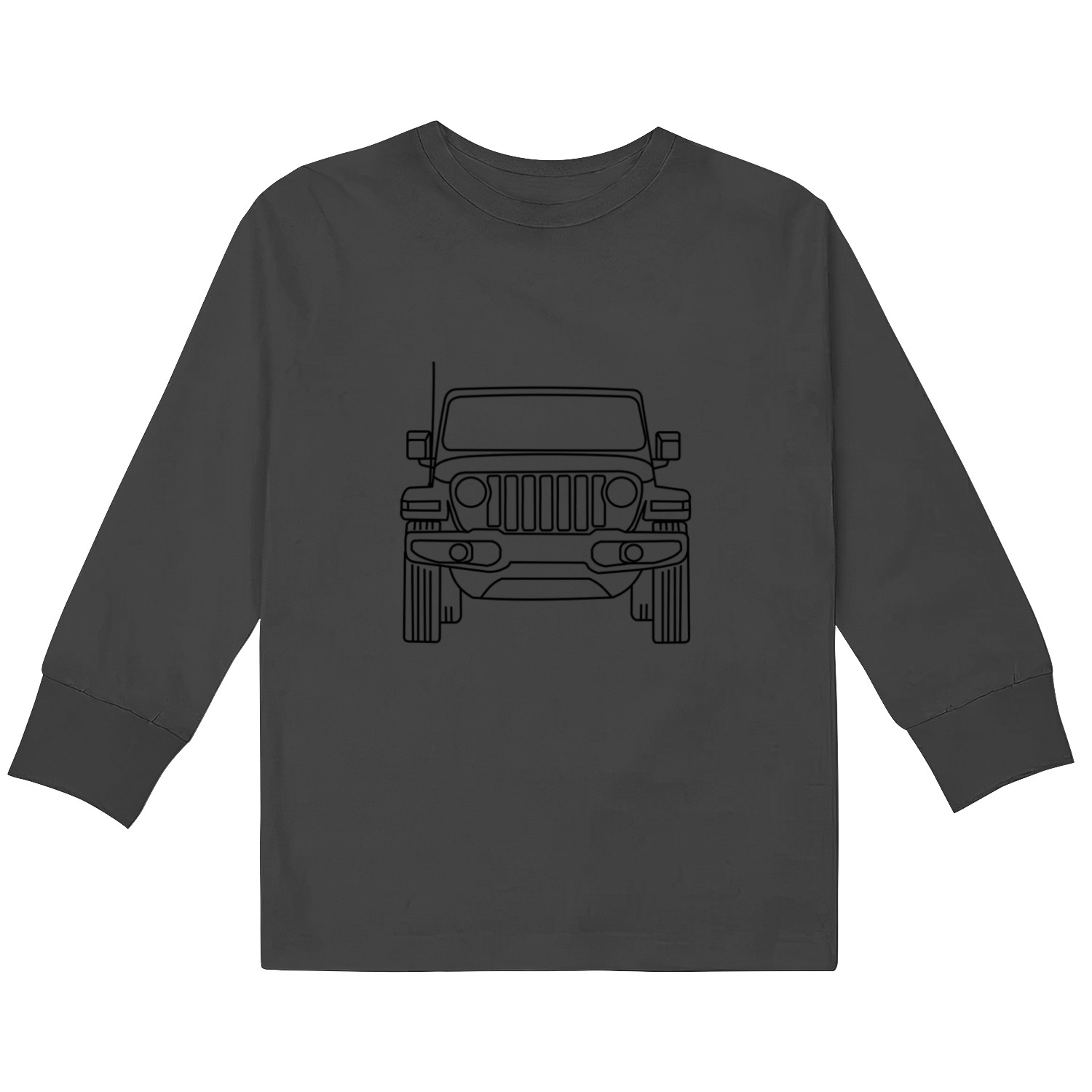 -jeep-wrangler Stylish-jeep-wrangler Kids Long Sleeve T-shirts