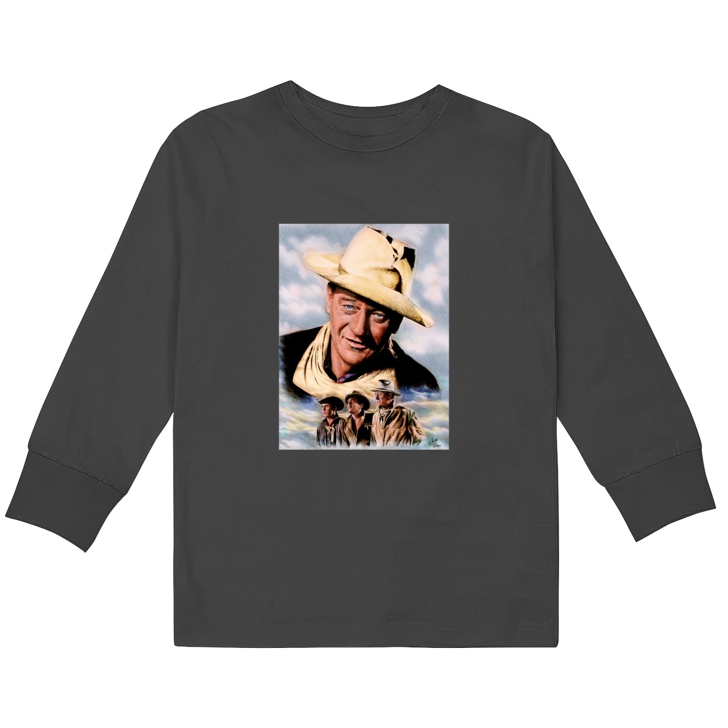 John Wayne 2 Kids Long Sleeve T-shirts