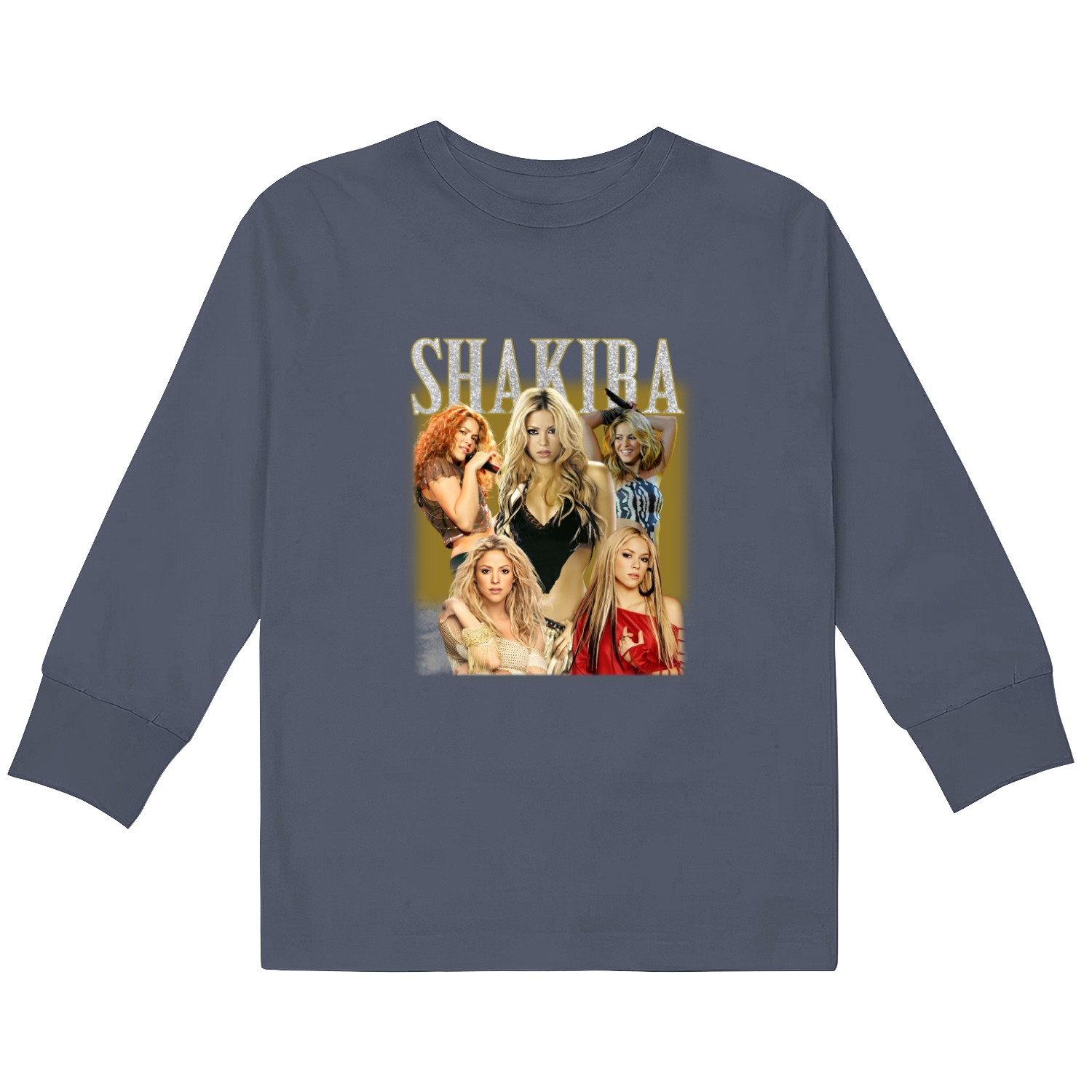 Shakira Vintage 90's Kids Long Sleeve T-shirt