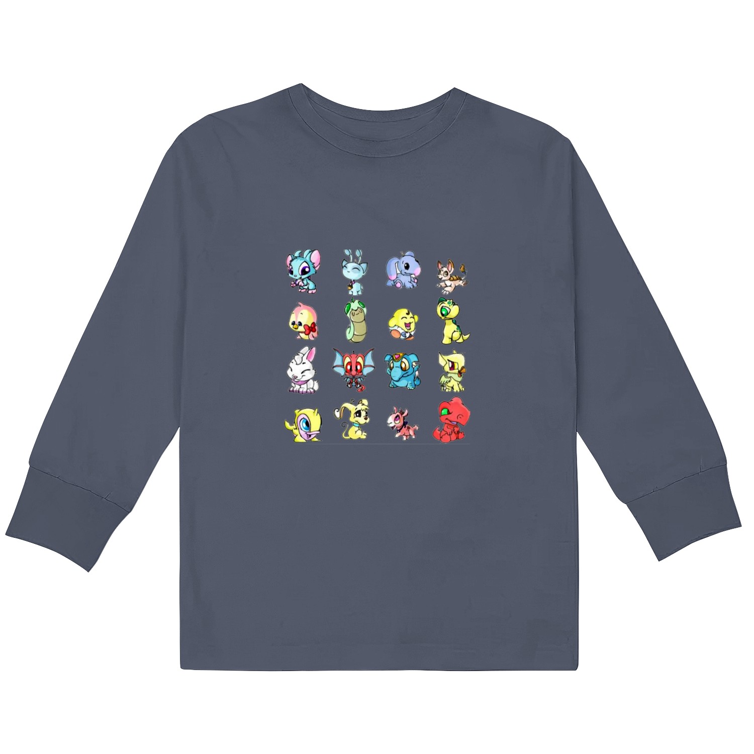 Baby Neopets Kids Long Sleeve T Shirts