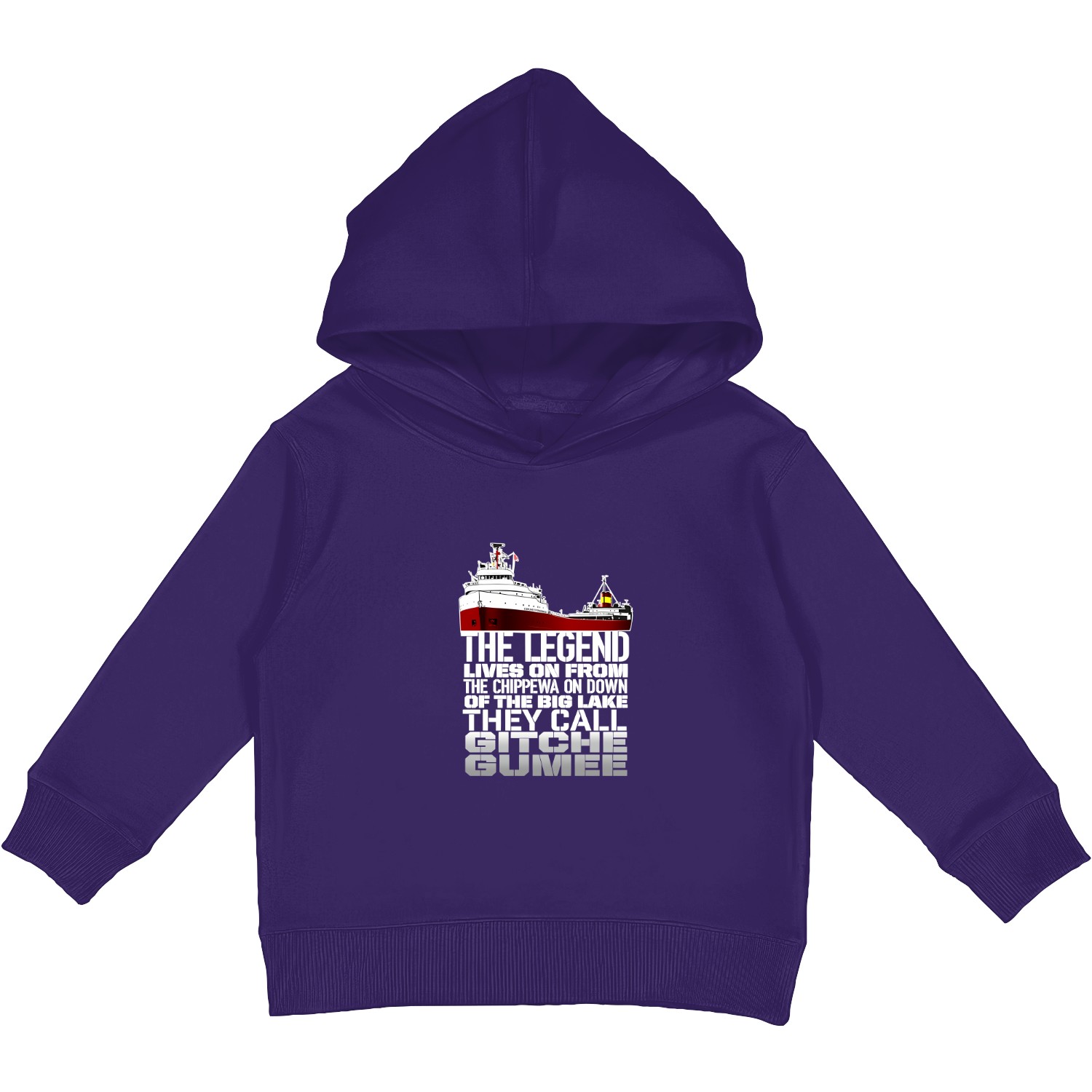 Copy Of Edmund Fitzgerald - The Legend Lives On Fr Kids Pullover Hoodies