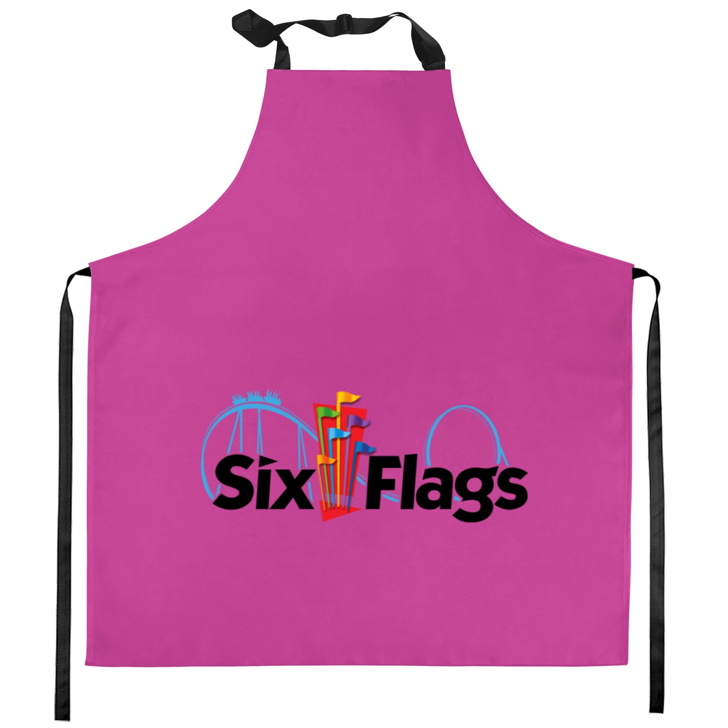 Six Flags-logo Kitchen Aprons