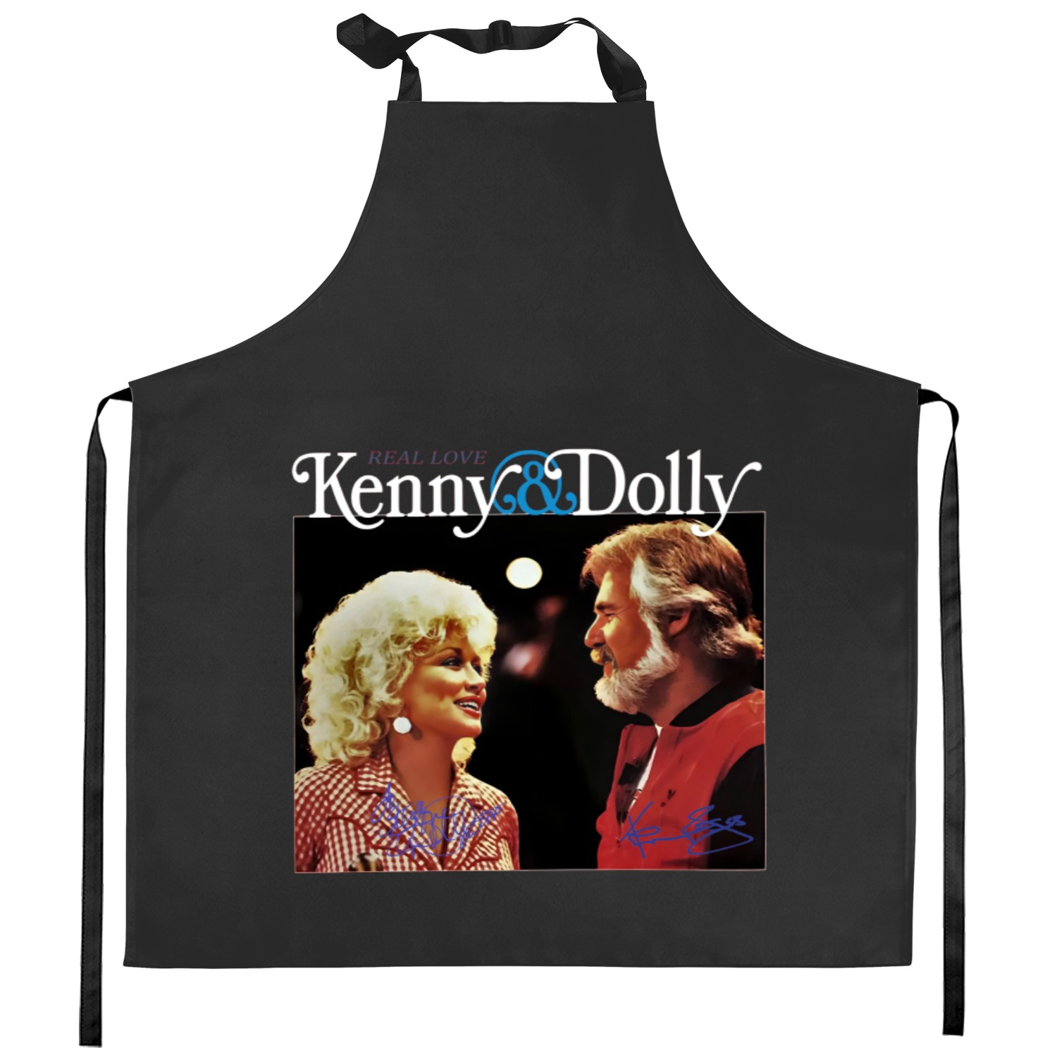 Dolly Parton And Kenny Rogers Together (1985) Kitchen Aprons