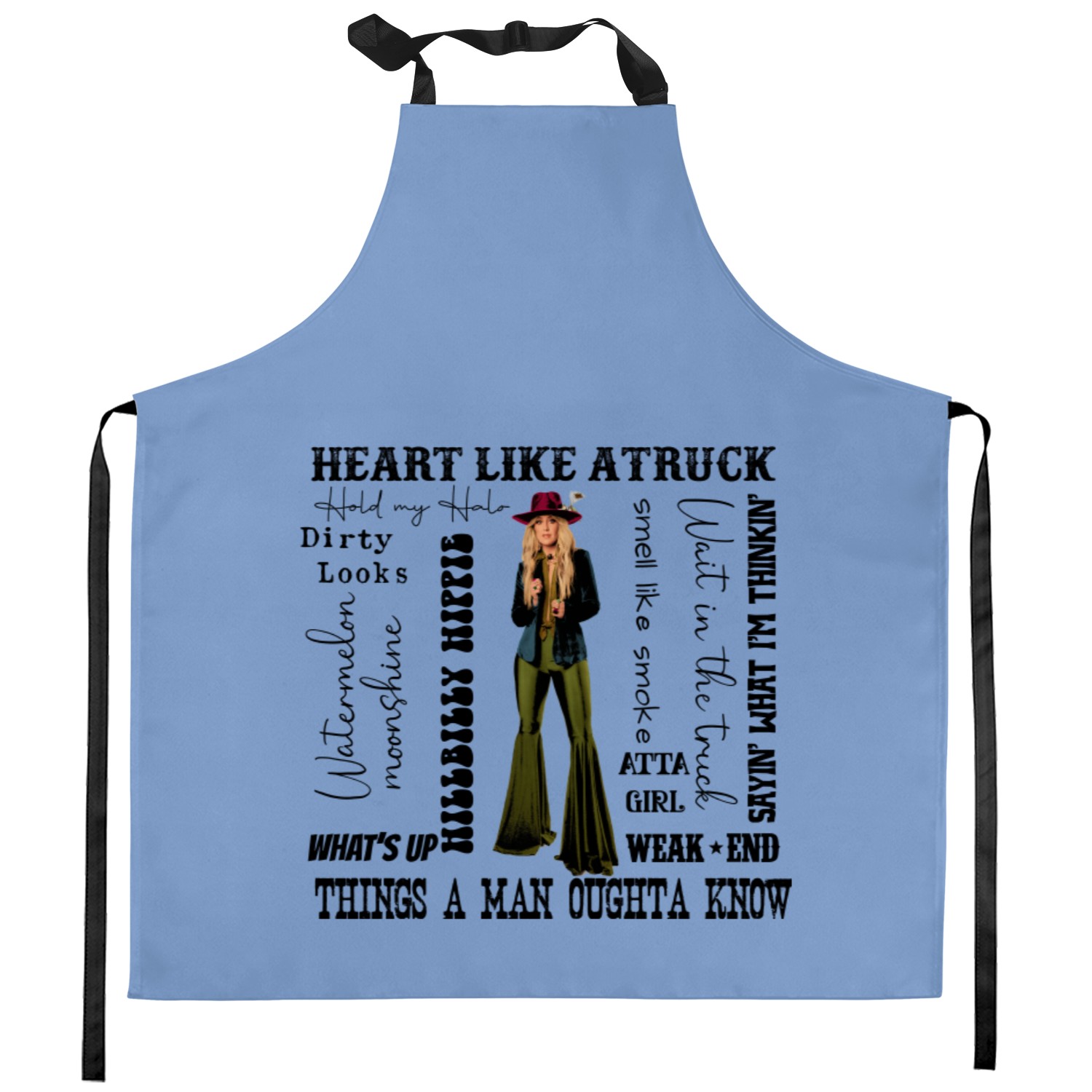 Lainey Wilson Album Kitchen Aprons, Country Girl Kitchen Aprons