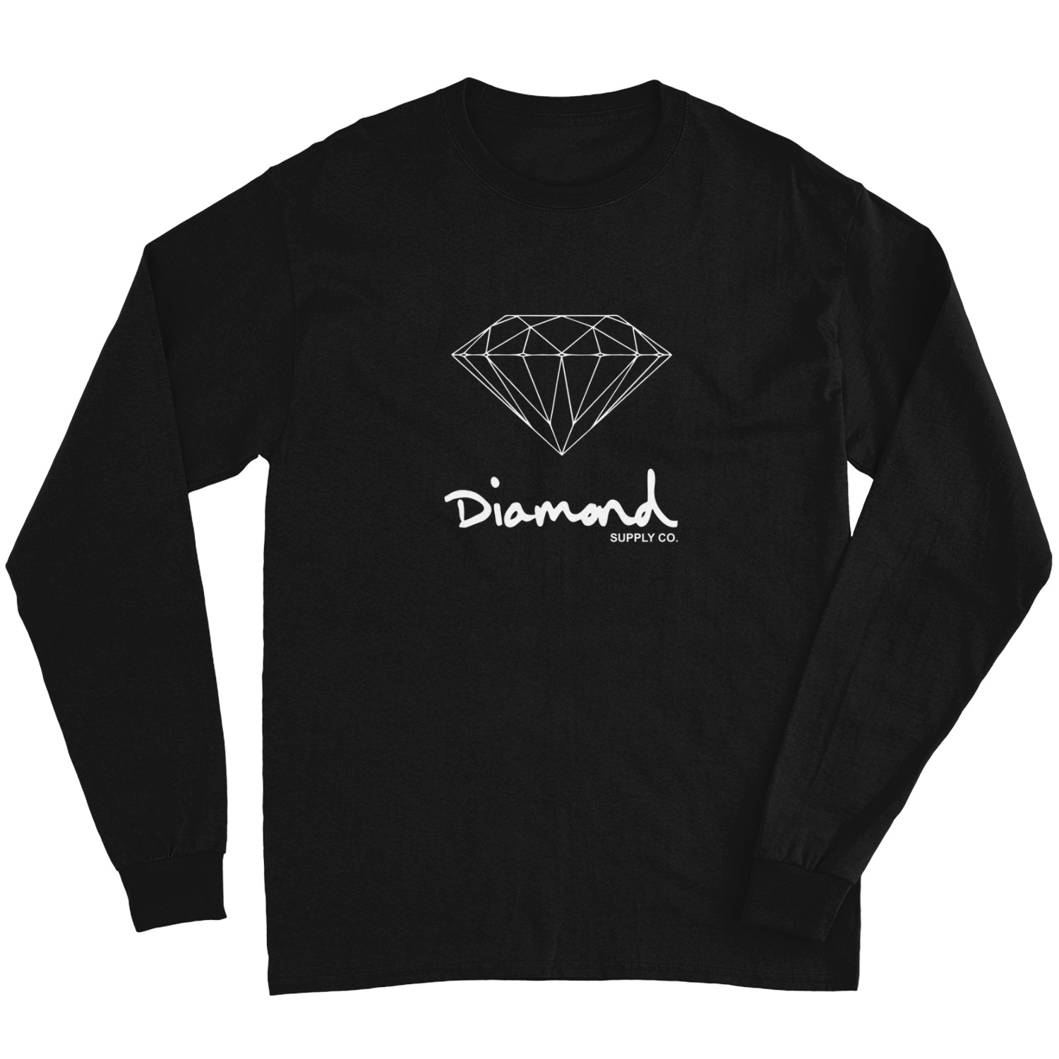 Diamond-supply-co.-skateboard T-shirt Long Sleeves
