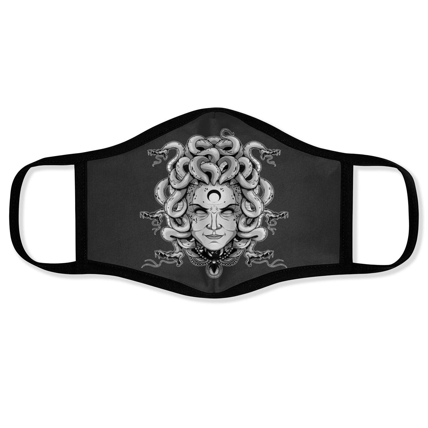 Medusa Snake Hair Gothic Ancient Greek Mythology Lover 178 Face Masks