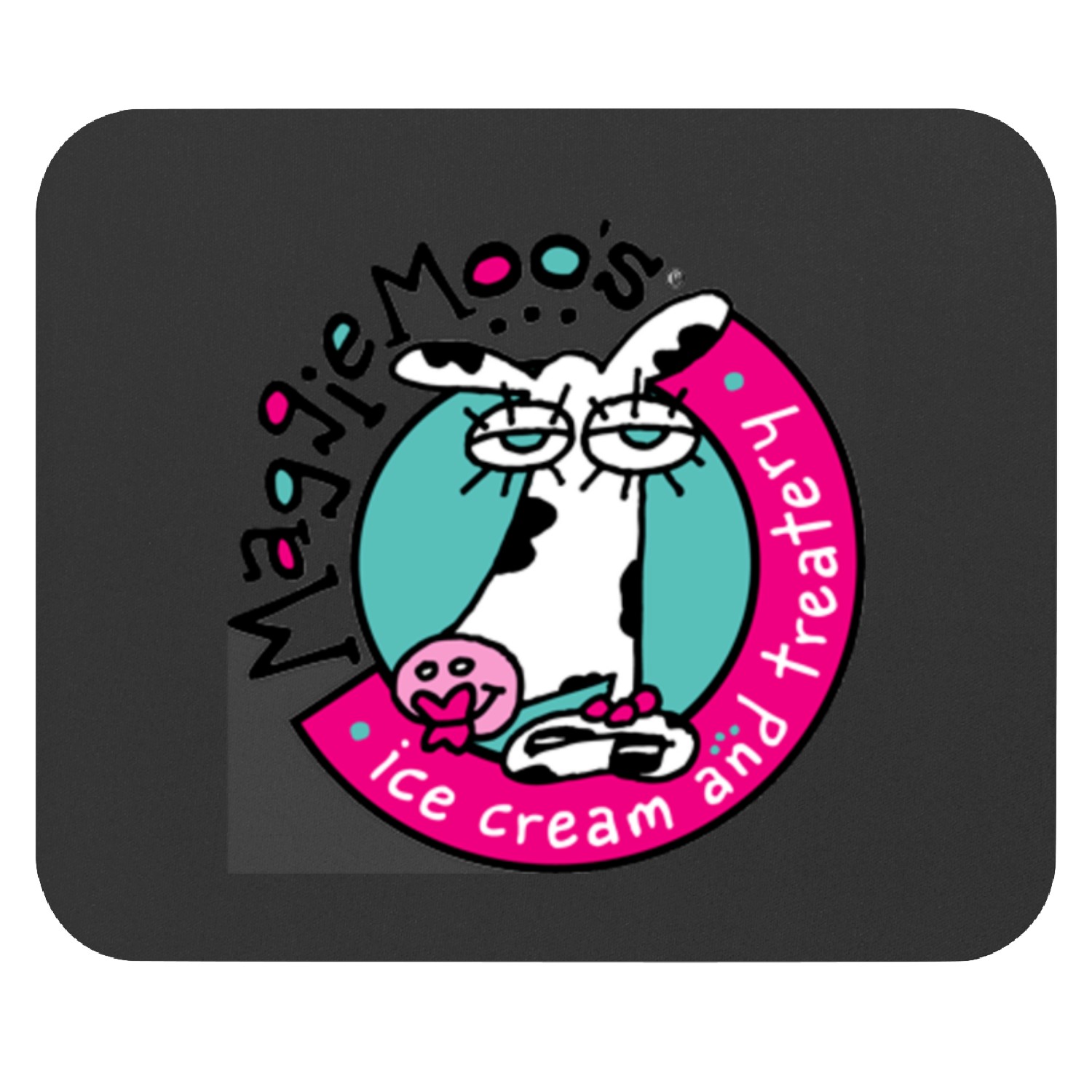 Maggie Moo's Ice Cream And Treatery Logo Restaurant Mouse Pads