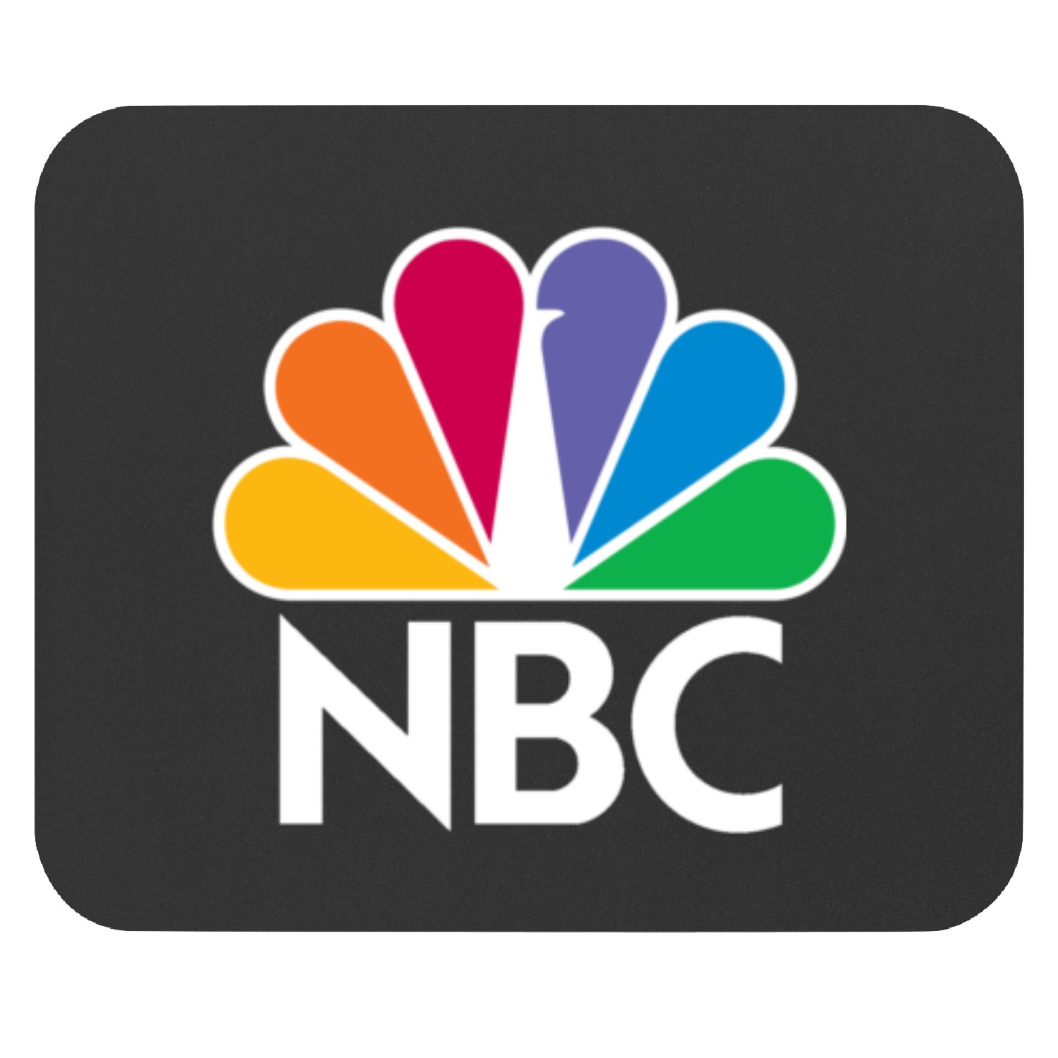 Nbc Logo - White Mouse Pads
