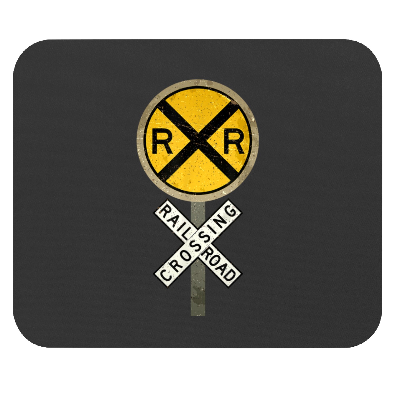 Cool Train Art For Men Women Railroad Crossing Model Train  Gifts Mouse Pads