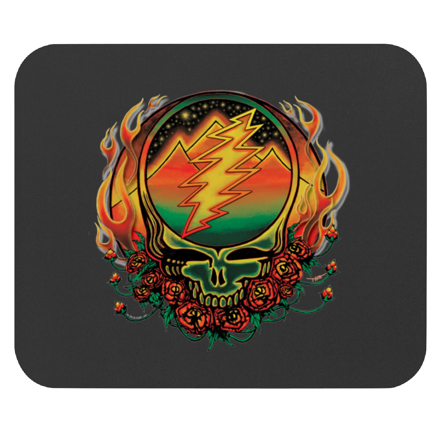 Grateful Mountain Dead Mouse Pads