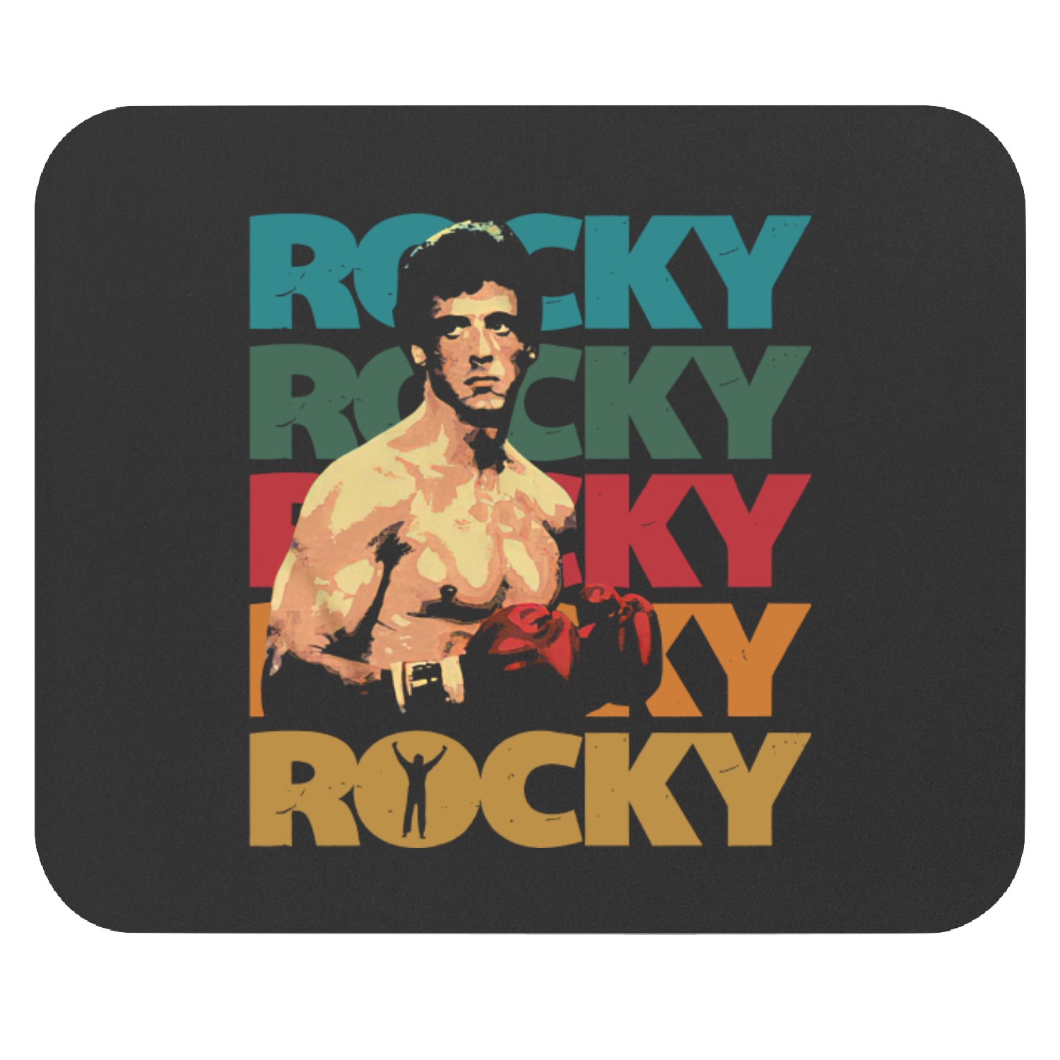 Rocky Balboa Logo Mouse Pad - Fan Merchandise