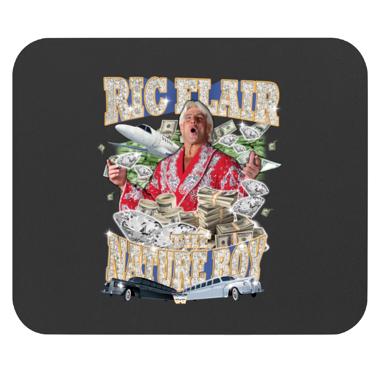 Hot Ric Flair Mouse Pads Ric Flair Wooooo! Mouse Pads