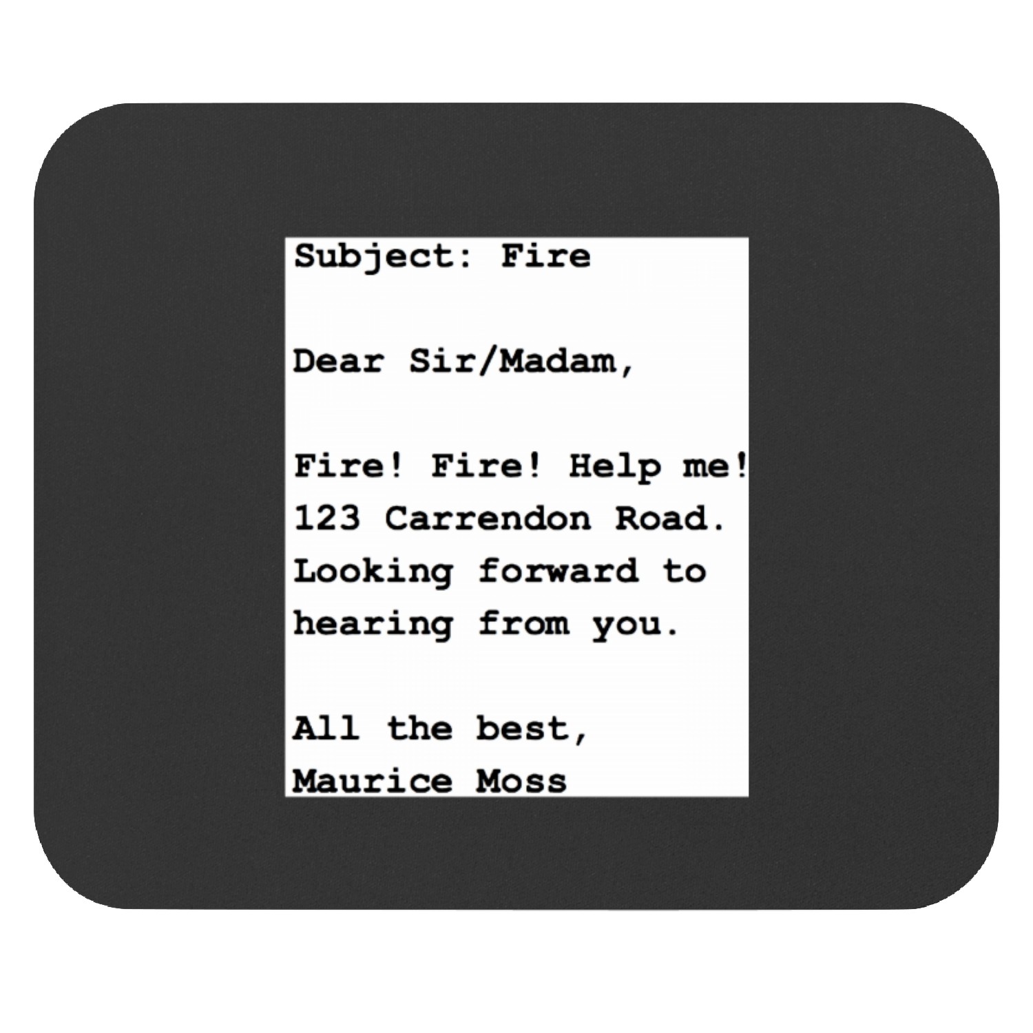 Fired Email - The It Crowd Mouse Pads