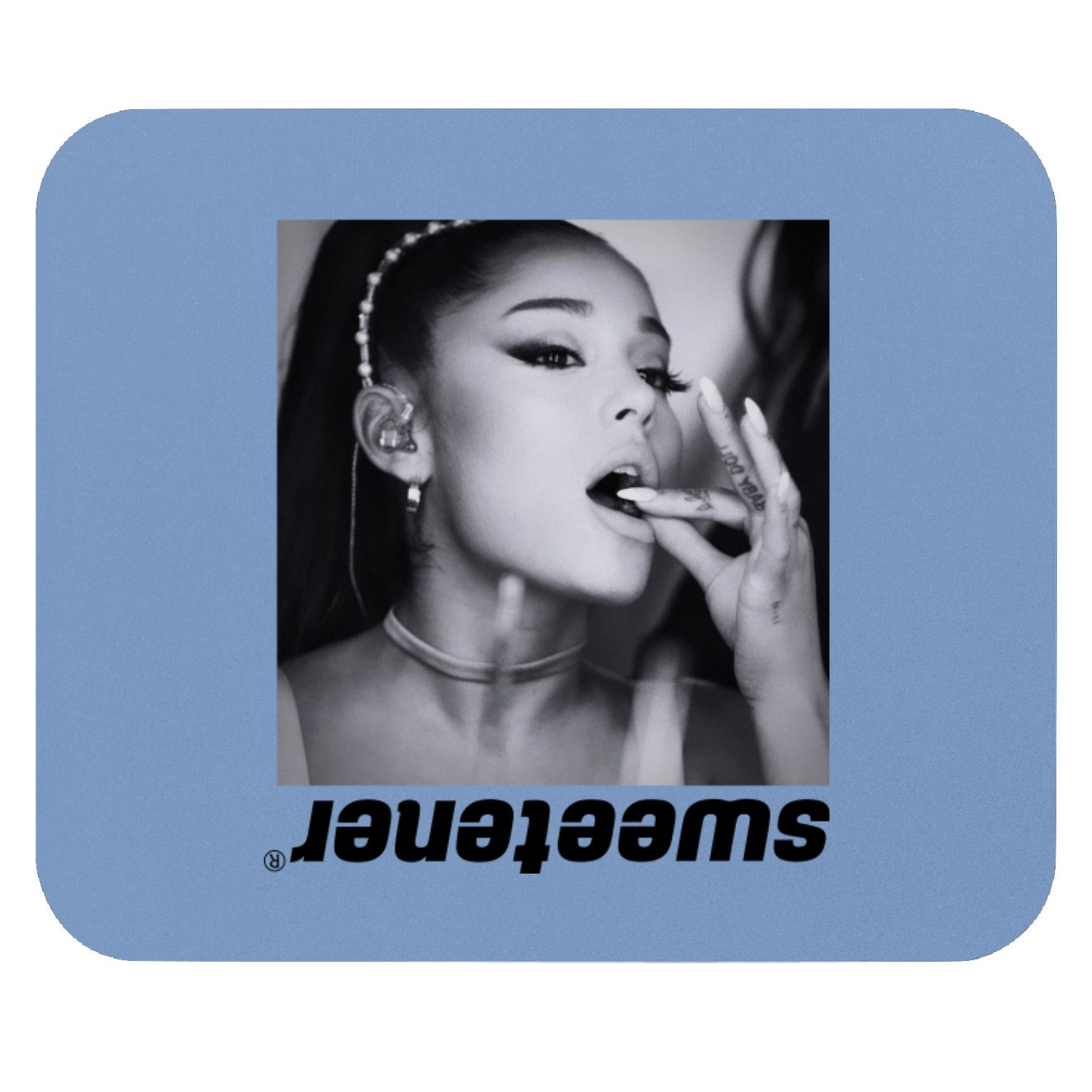 Ariana Sweetener Photo Unisex Mouse Pads - Vintage Tour Merchandise