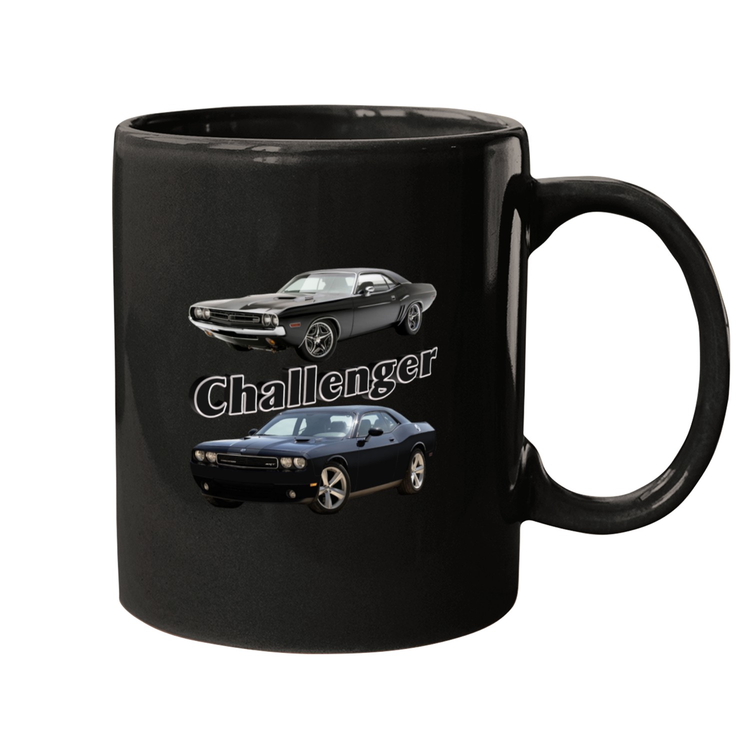 Challenger Old And New Mugs