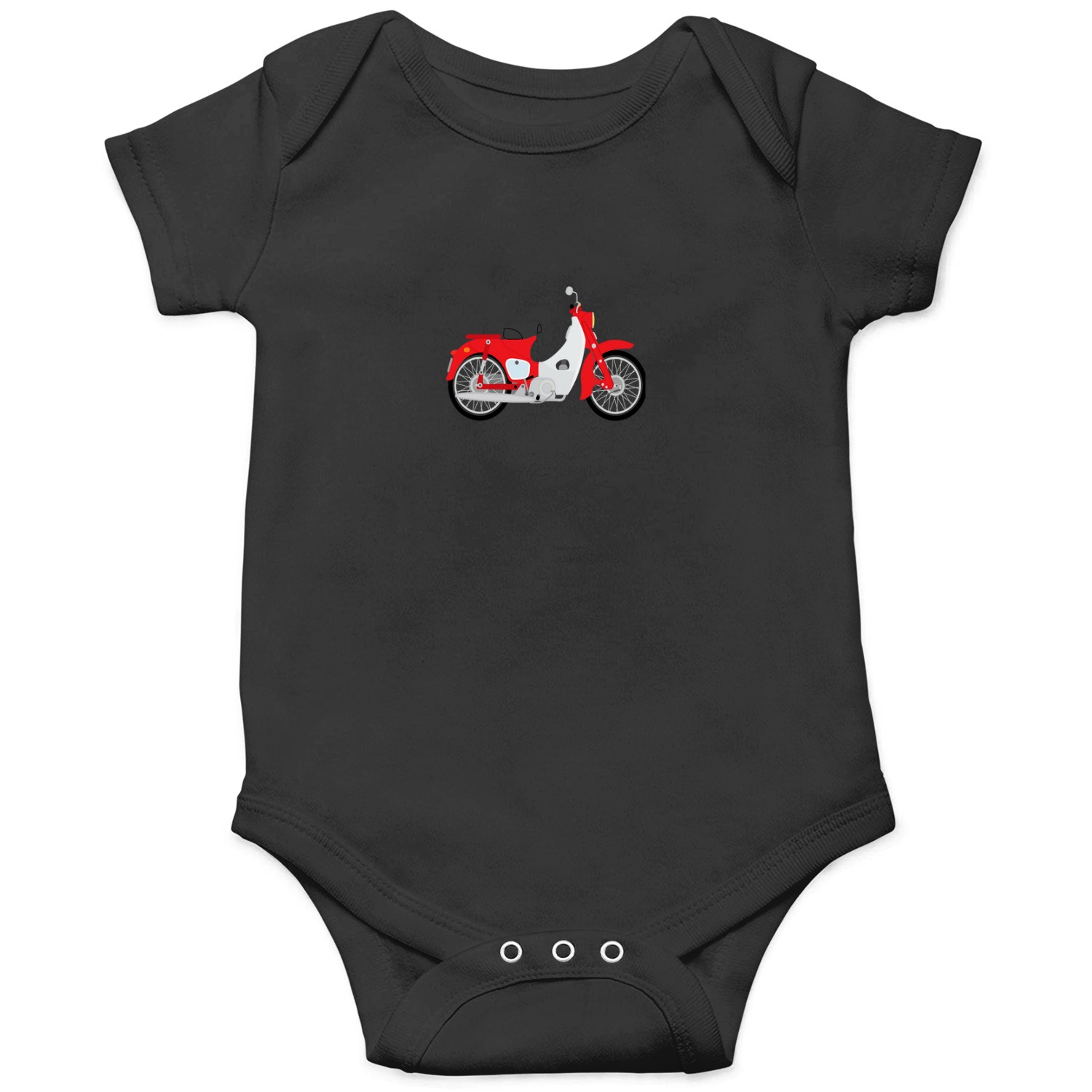 Hondass Super Cub Red C100 C90 C70 C65 C50 Essential Onesies