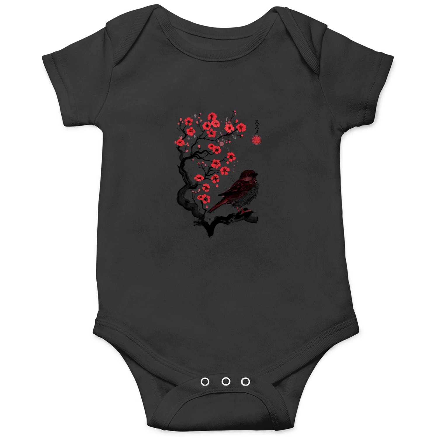 Little Sparrow Sumi-e T-shirt Onesies