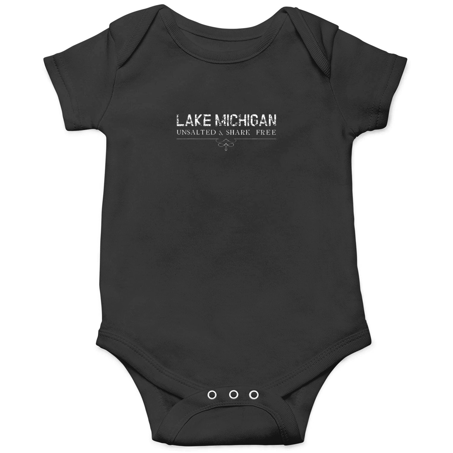 Lake-michigan-unsalted-shark-free-great-gift-idea-t-shirt Onesies