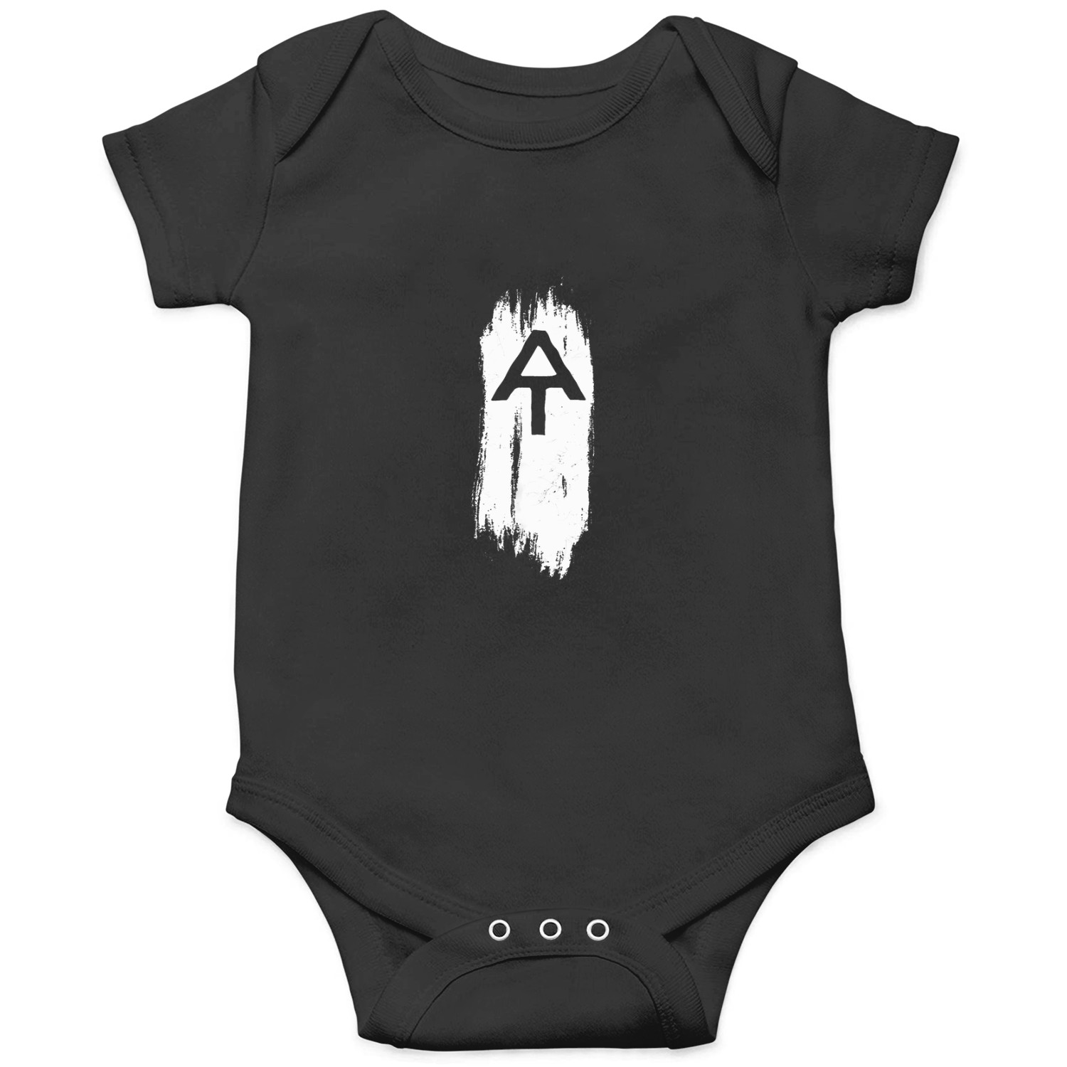 White-blaze-appalachian-trail-at-minimalist-hiking-retro-t-shirt Onesies