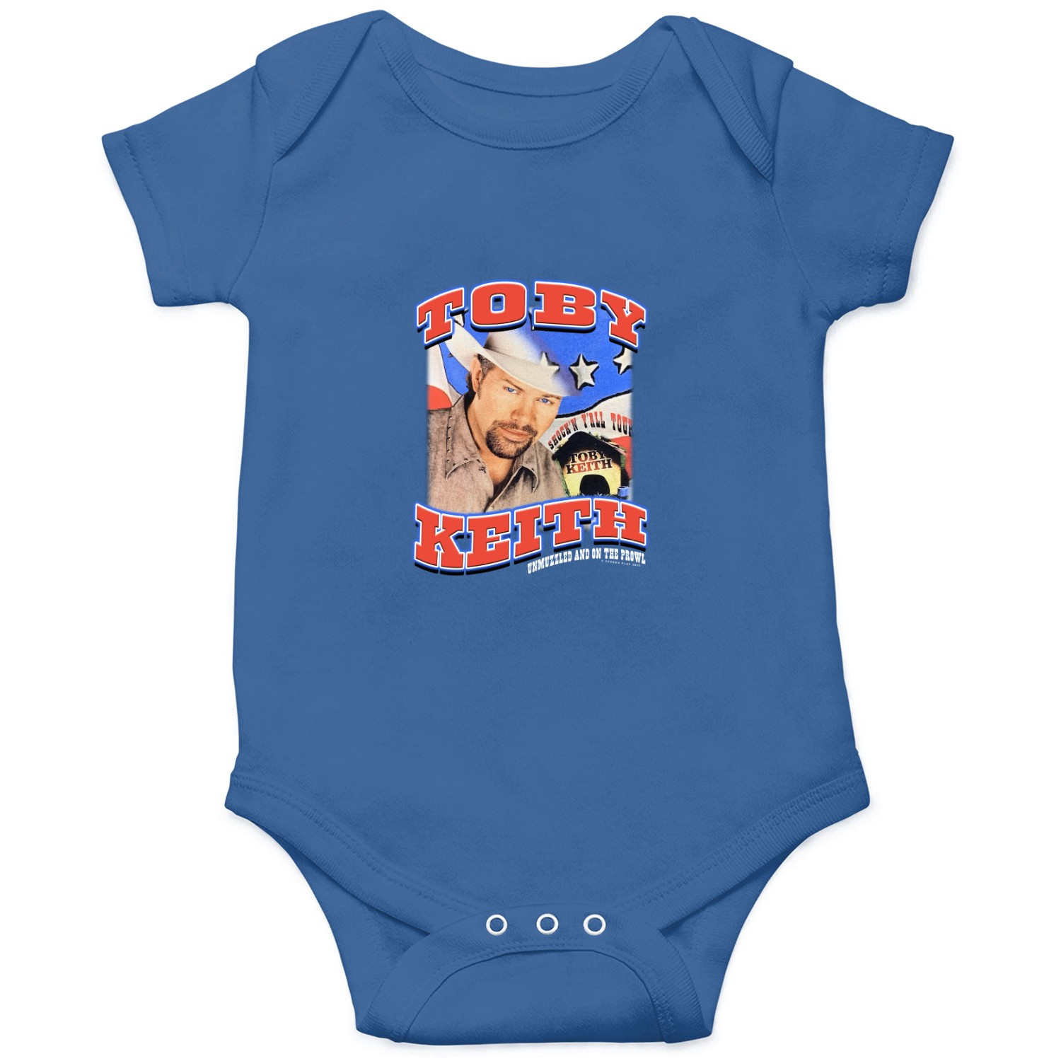Vintage Toby Keith Tour Onesies Cotton Unisex Gift Family