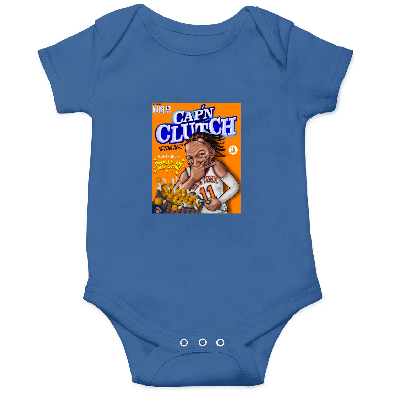 Unisex Captain Clutch Jalen Brunson All-star Onesies