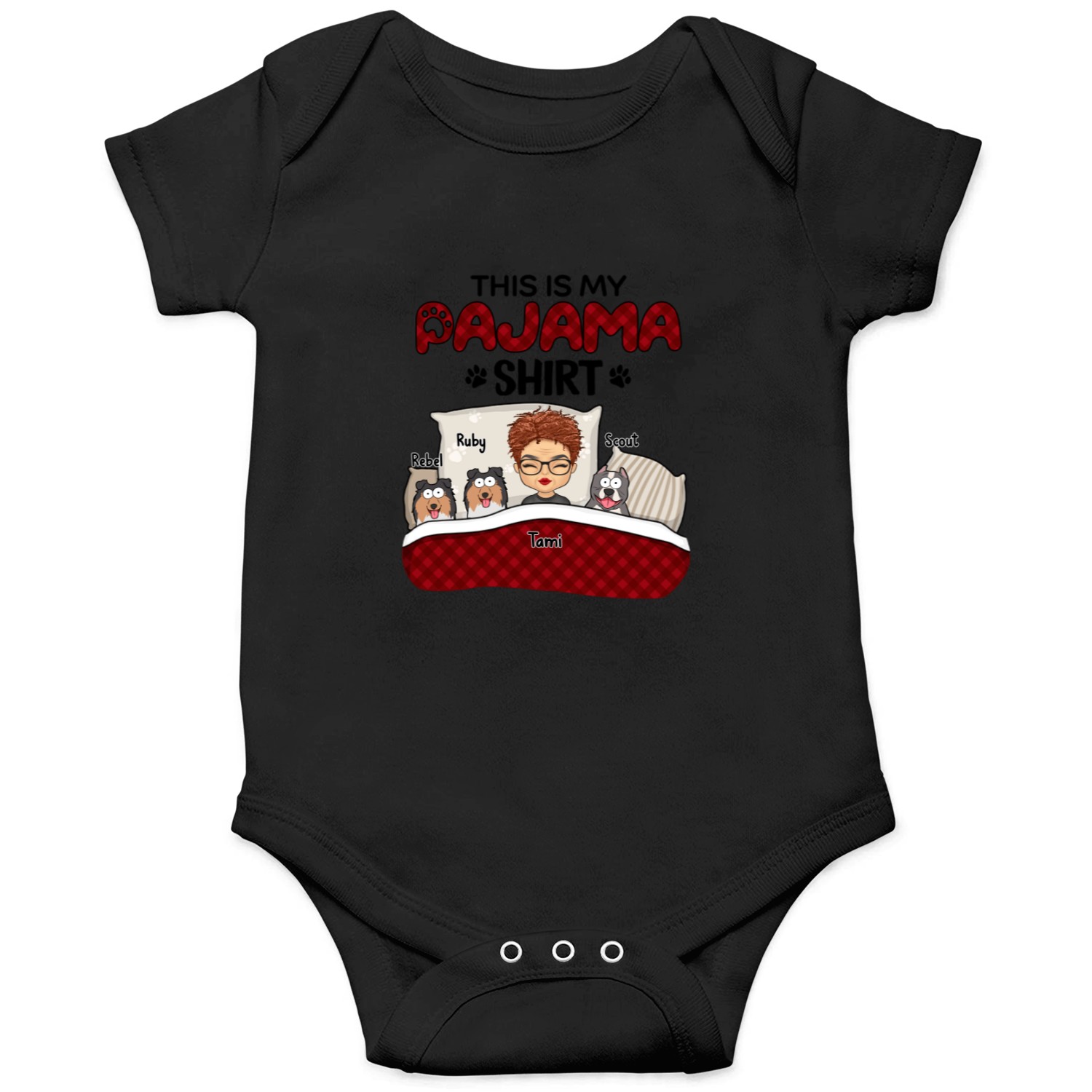 Discover This Is My Pawjama Onesies - Dog & Cat Personalized Custom Unisex Onesies