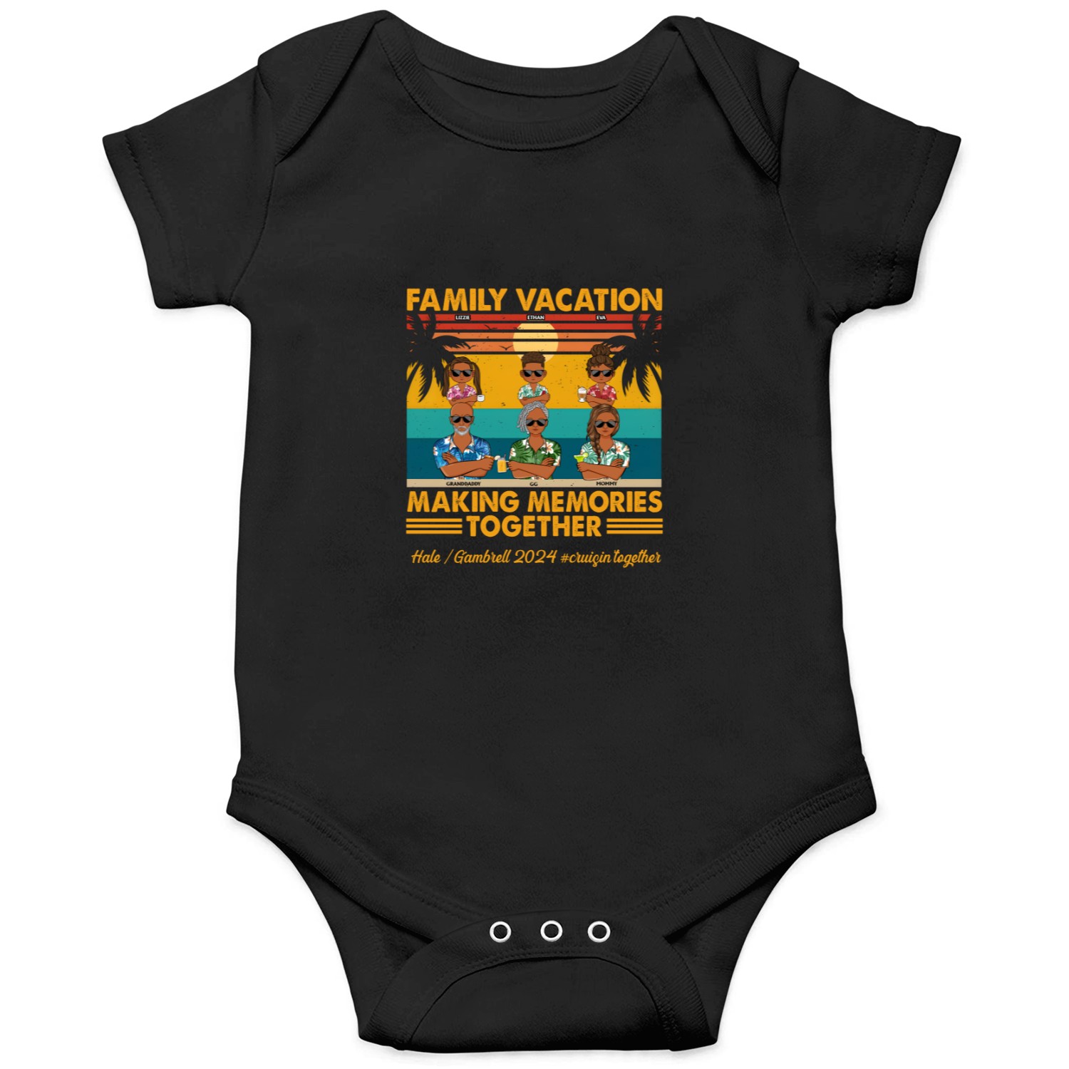 Discover Family Vacation Making Memories Together Traveling Lover Personalized Custom Onesies