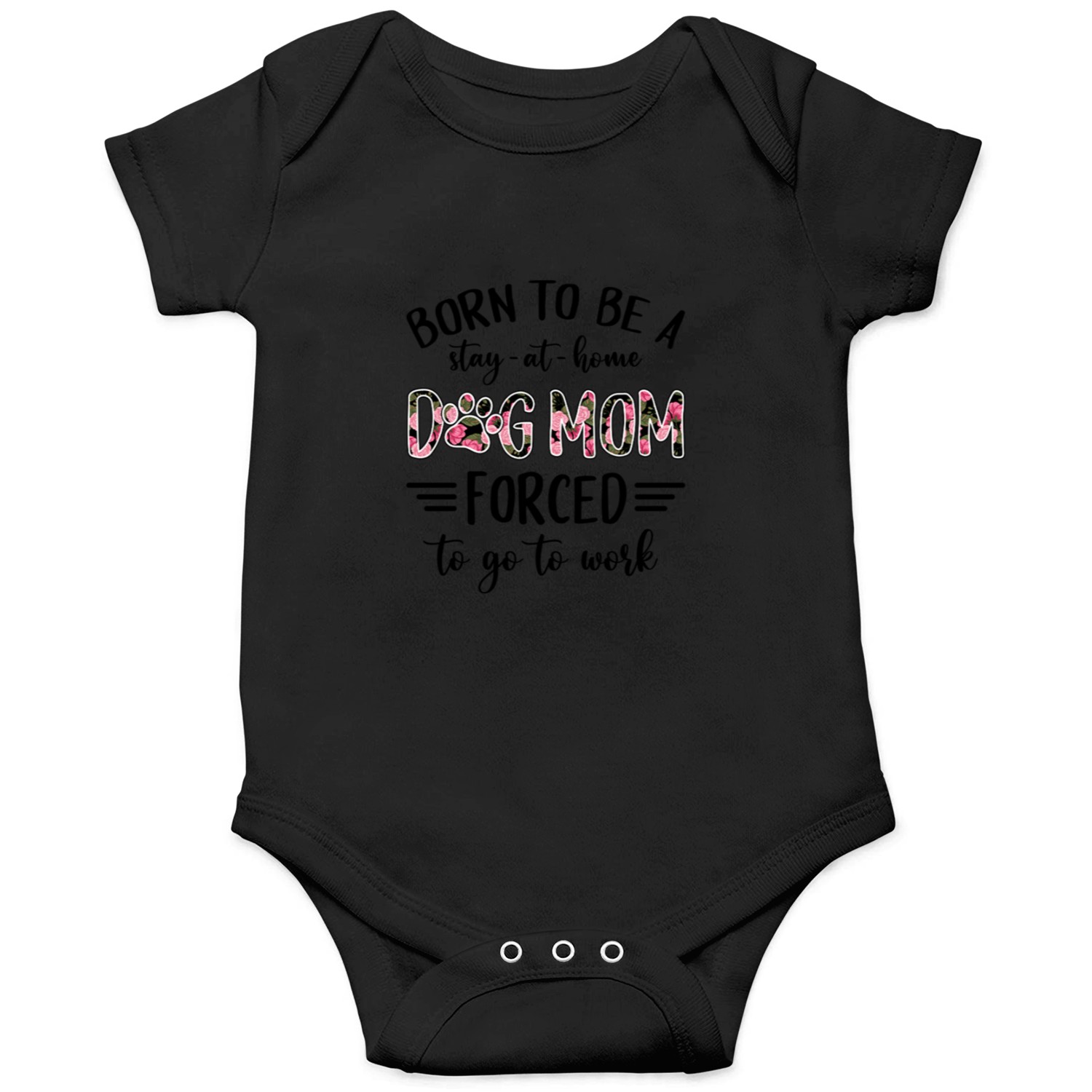 Discover Born To Be A Stay-At-Home Dog Mom, Custom Gifts For Dog Lovers Personalized Onesies
